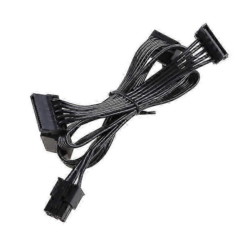 for RM550x RM650x 6PIN to 4x SATA Power Module Cable for RM750x RM850x RM1000x