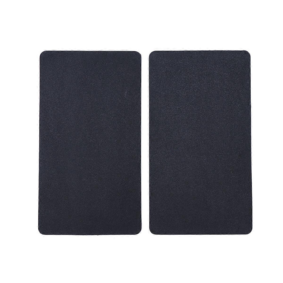 Tapis de tableau de bord antidérapants pour voiture, en PVC, faciles à nettoyer, 2 pièces