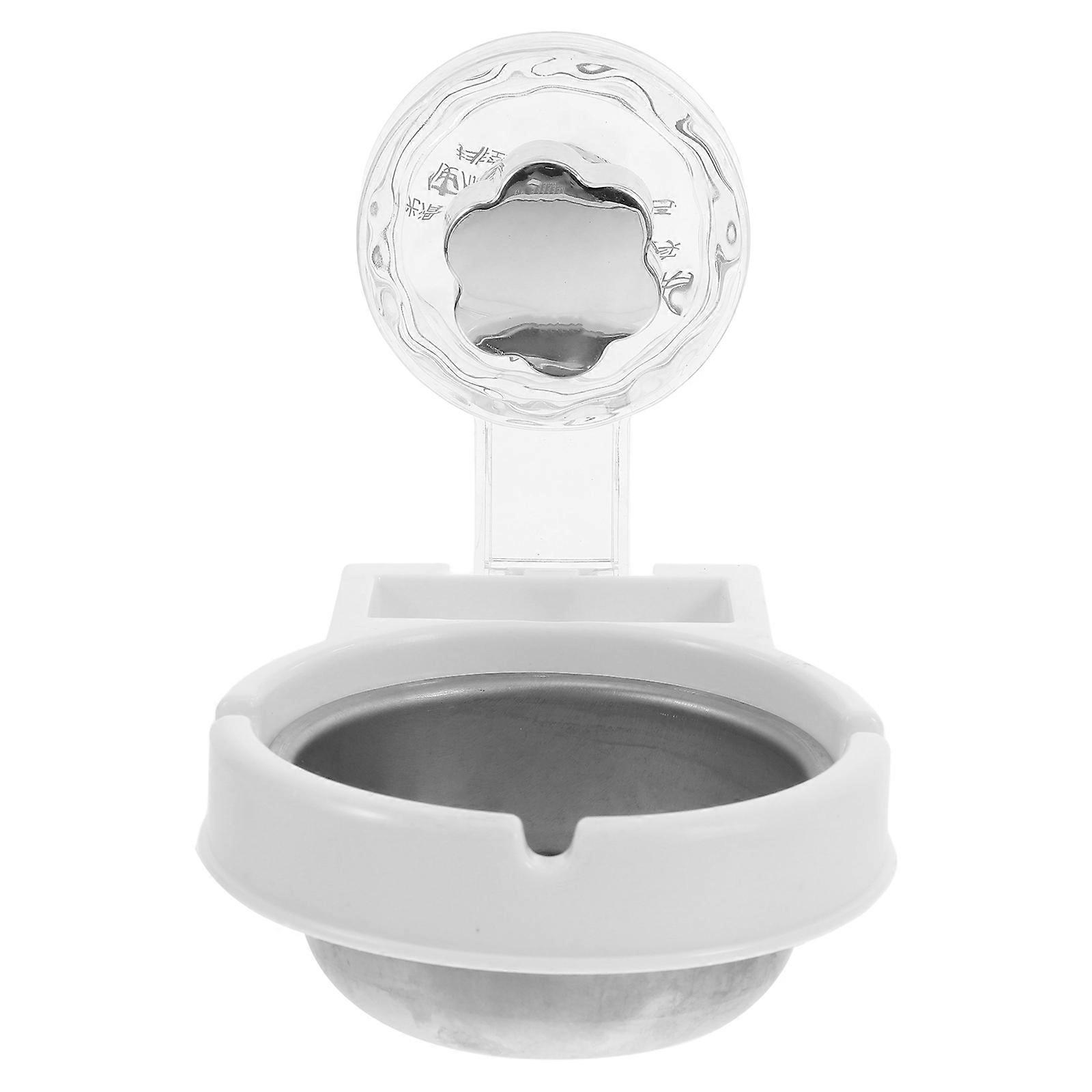 Small Ashtray No Drill Wall Mounting For Smokers Prevent Ash Flying ABS Material Cool Ashtrays For 13.00X11.30X10.00CM 1Pcs