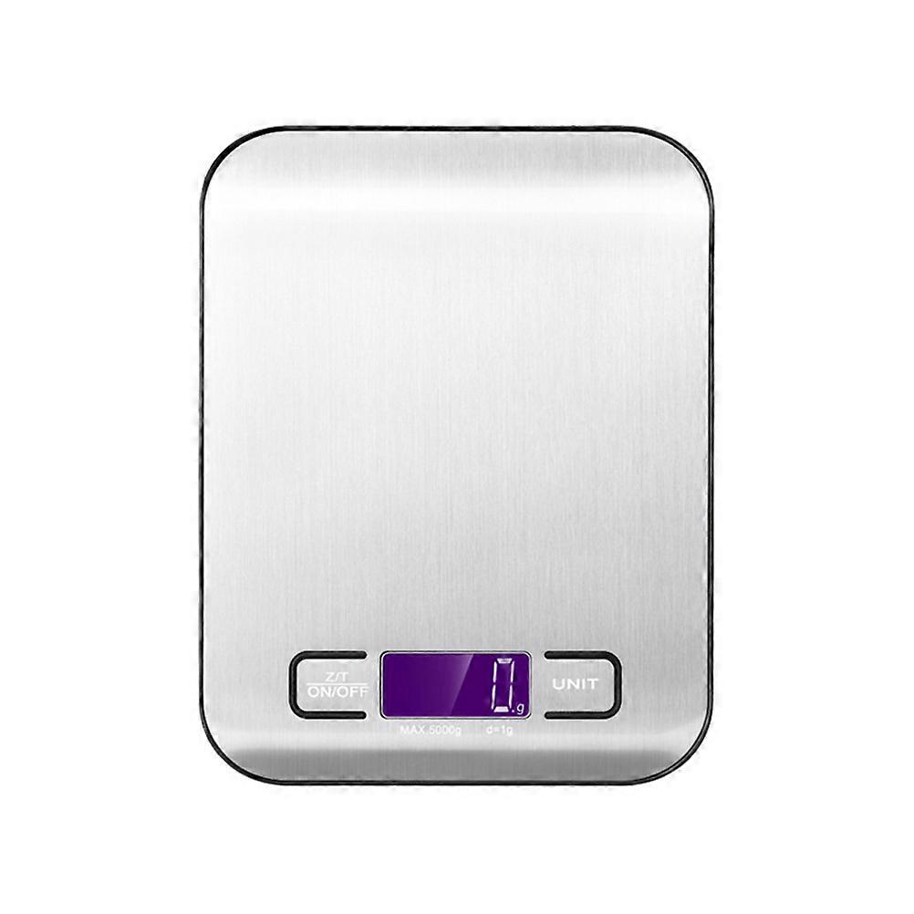 Baking Weight Scale for Kitchen Use Volume Measurement Indication Silver 1Set