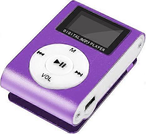 Mini Portable MP3 Player with LCD Screen and Built-in Memory