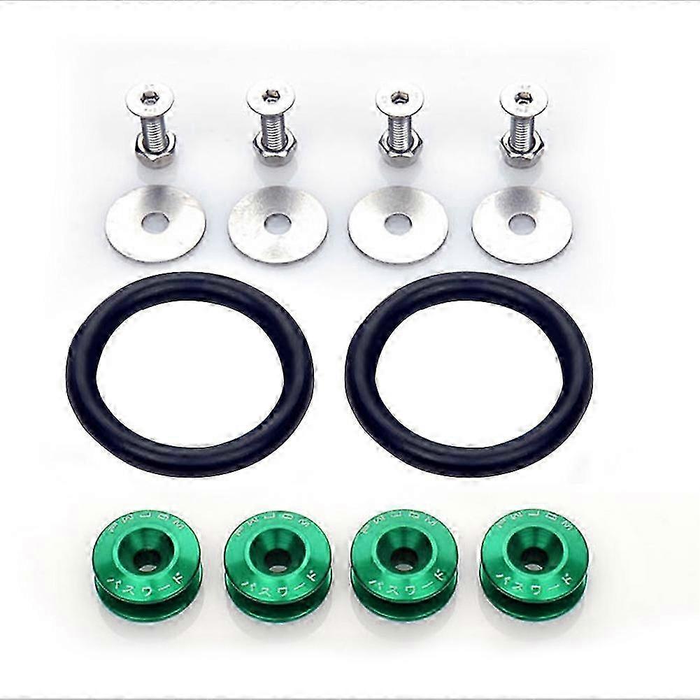 Durable Quick Release JDM Fasteners Kit Compatible with Car Bumpers Trunk Fender Hatch Lids