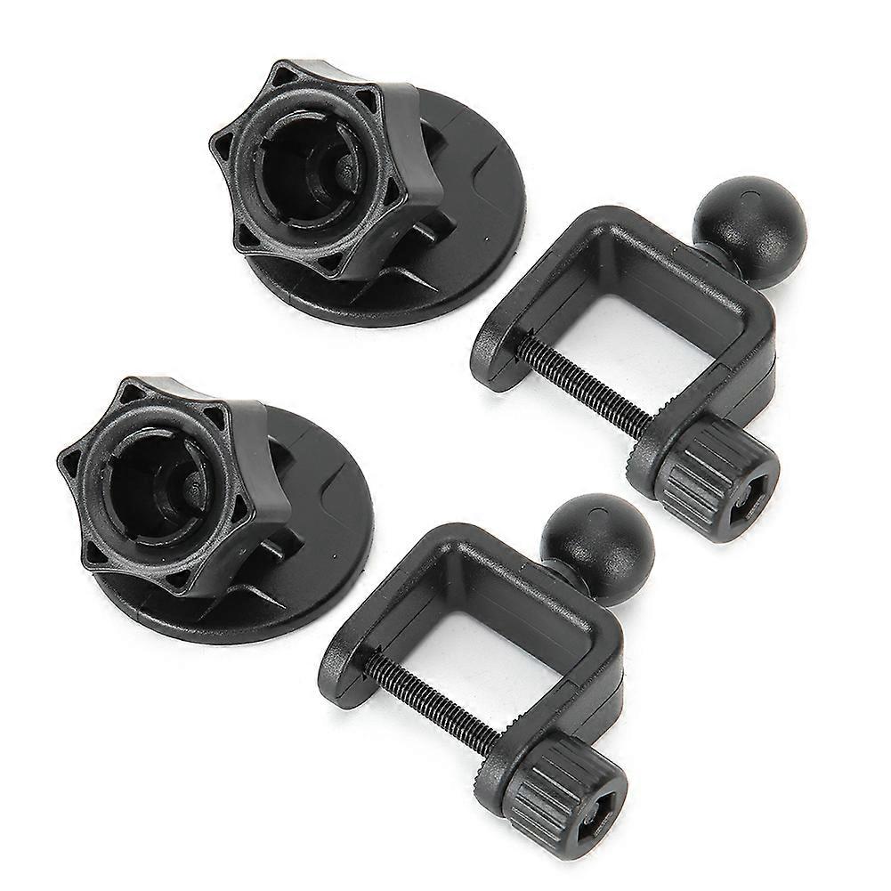 2pcs HDH3011 Mini 3mm Car Dashboard Mount Window Recorder Holder U Head (U Head)