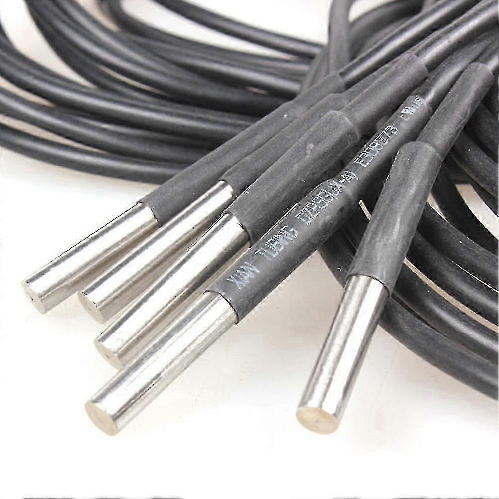Practical 5pcs 3m Waterproof Digital Temperature Temp Sensor Probe Ds18b20