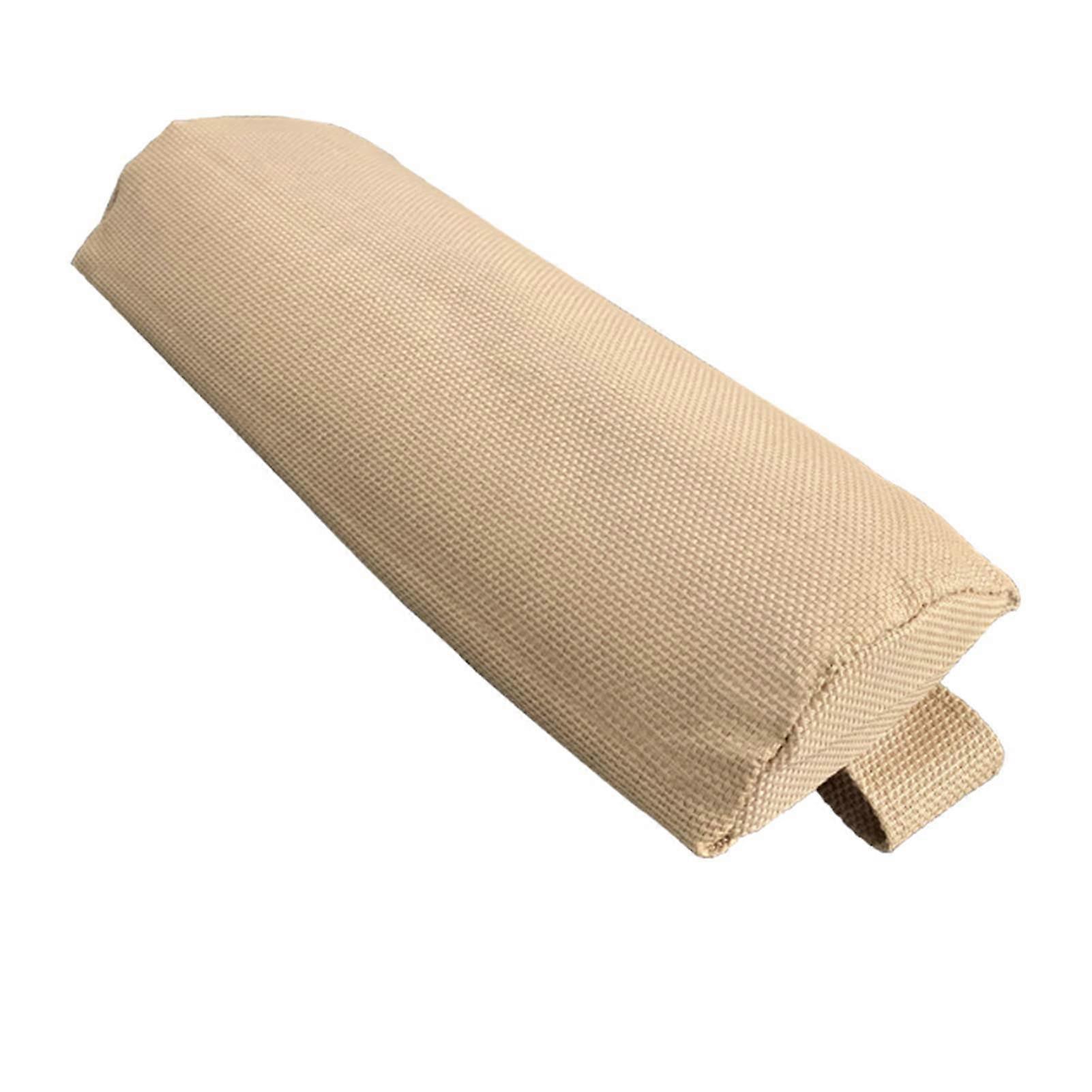 Head Push Up Pillow Chair Neck Support Sleep Lunch Break Headrest for Sofa Couch Travel Chair Push Up Beige