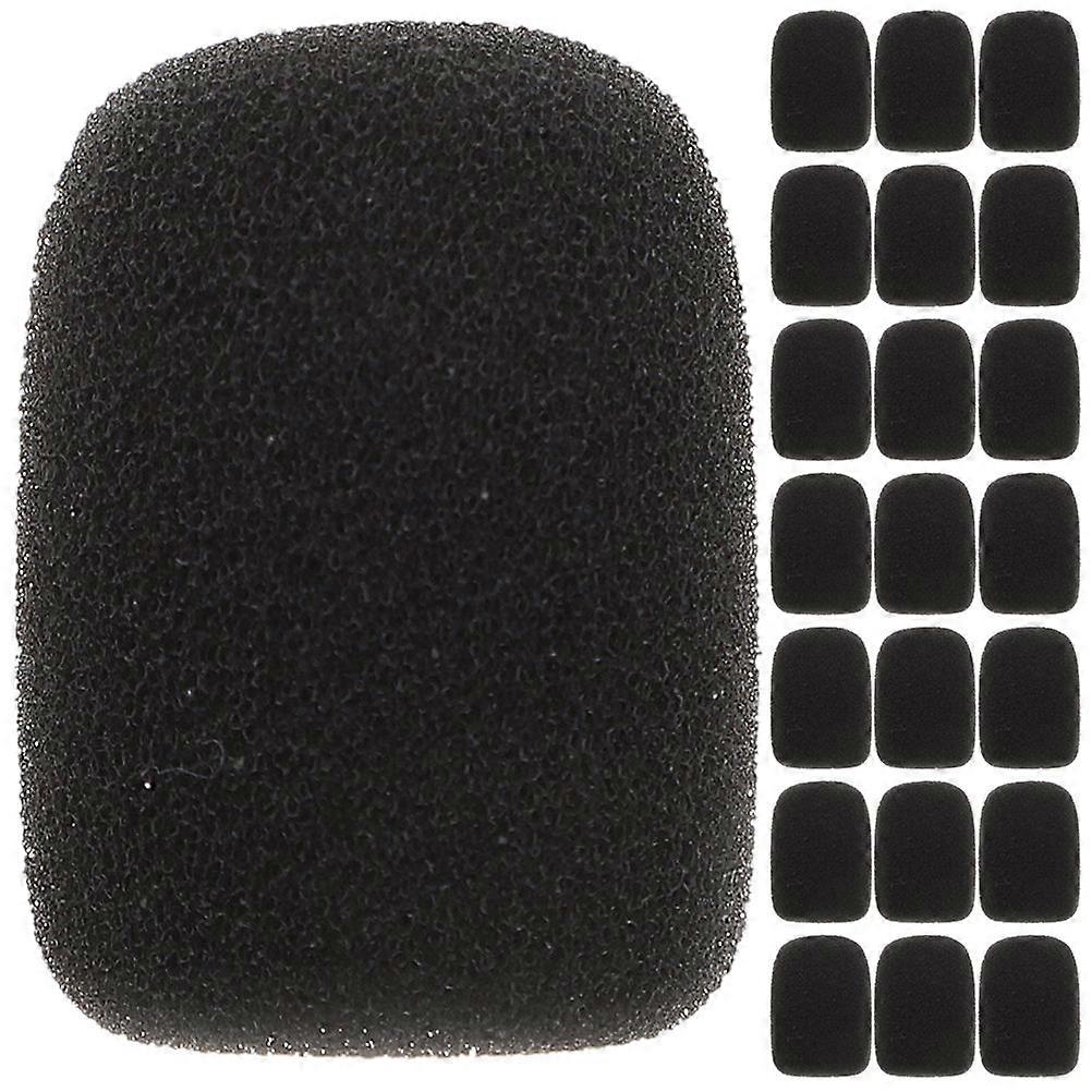 Mic Accessory Easy to Replace and Clean Headset 1.18X0.86X0.86in Cylindrical 24Pcs