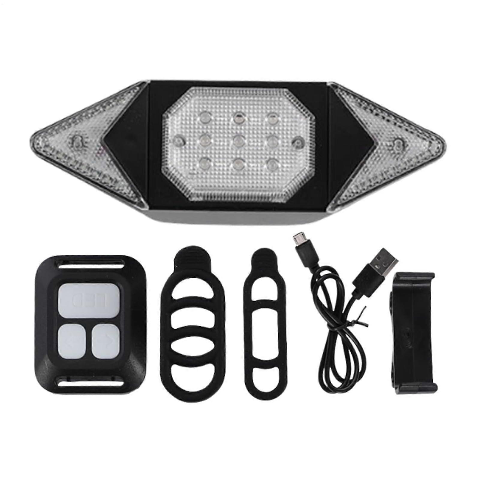 LED taillight – USB charging, waterproof, intelligent remote control Fast charging, night riding