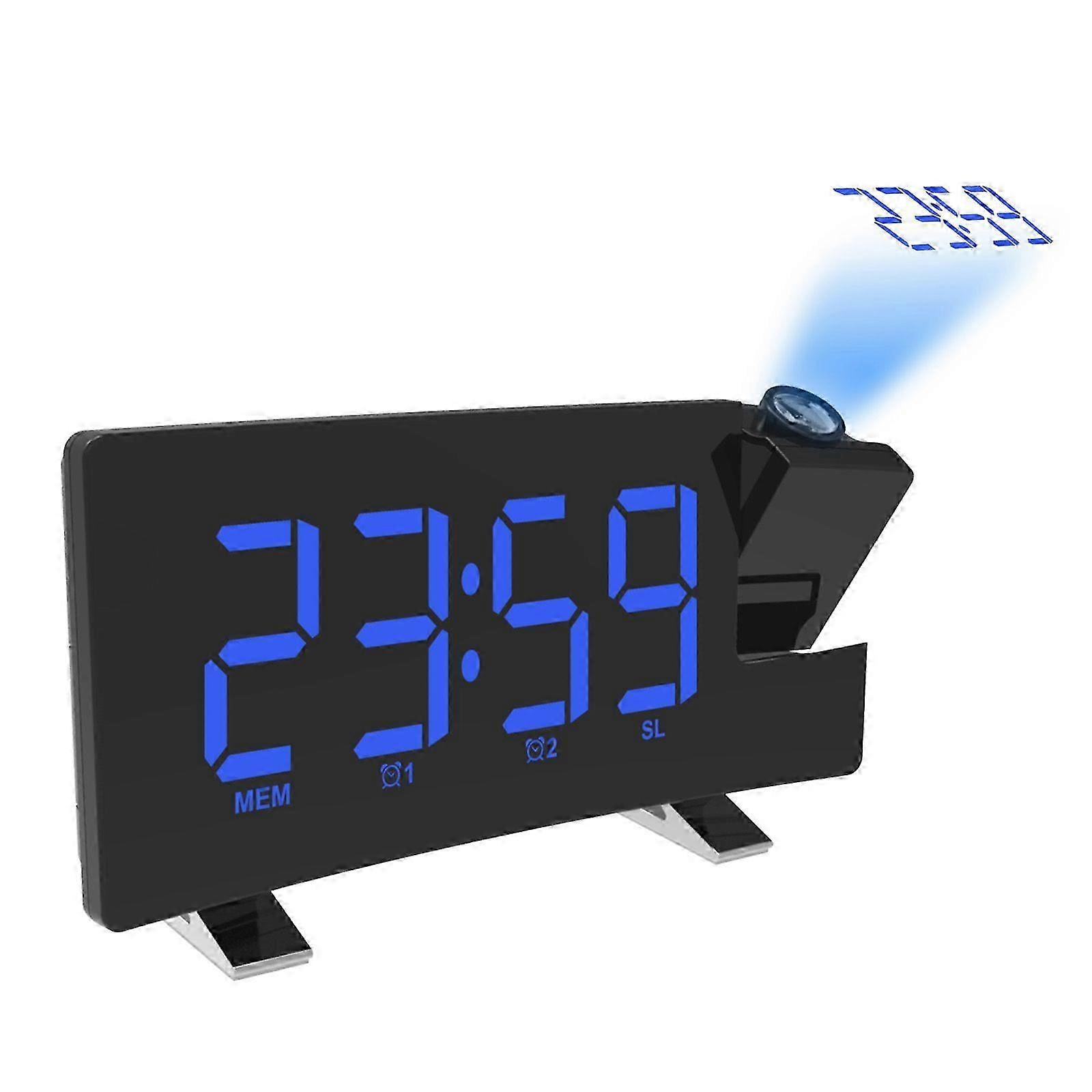 Large LED Display Radio Projection Alarm Clock