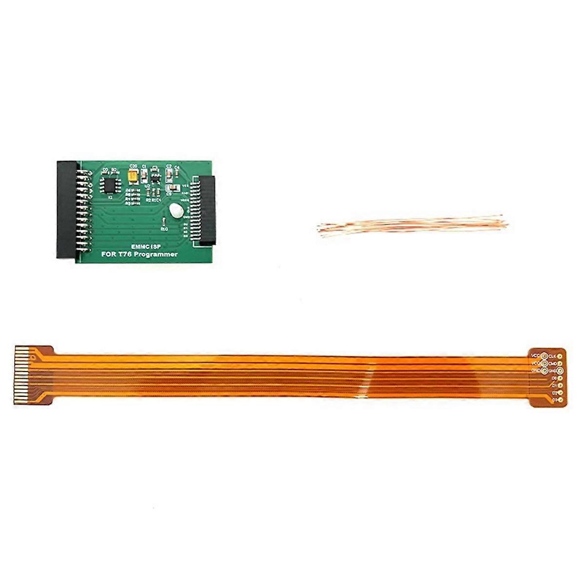 EMMC ISP Verbindungskabel 60MHz 28MB/s Spezielle Adapterplatine für In-Circuit EMMC Programmierung für T76 Programmierer