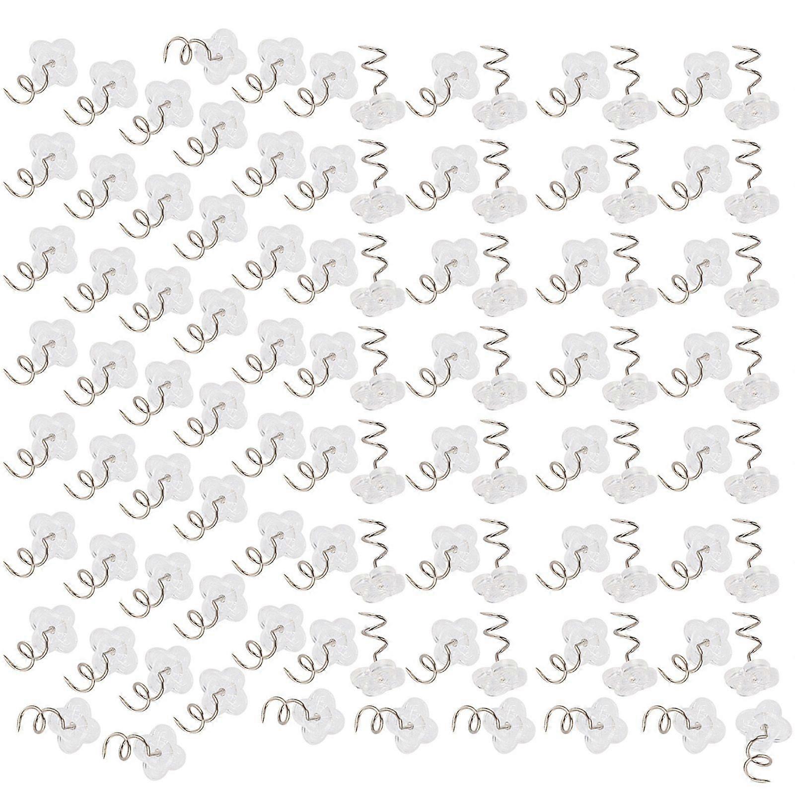 2025 Ultimo Modello 100Pcs Perno Ritorto in Acciaio Inox Trasparente ABS