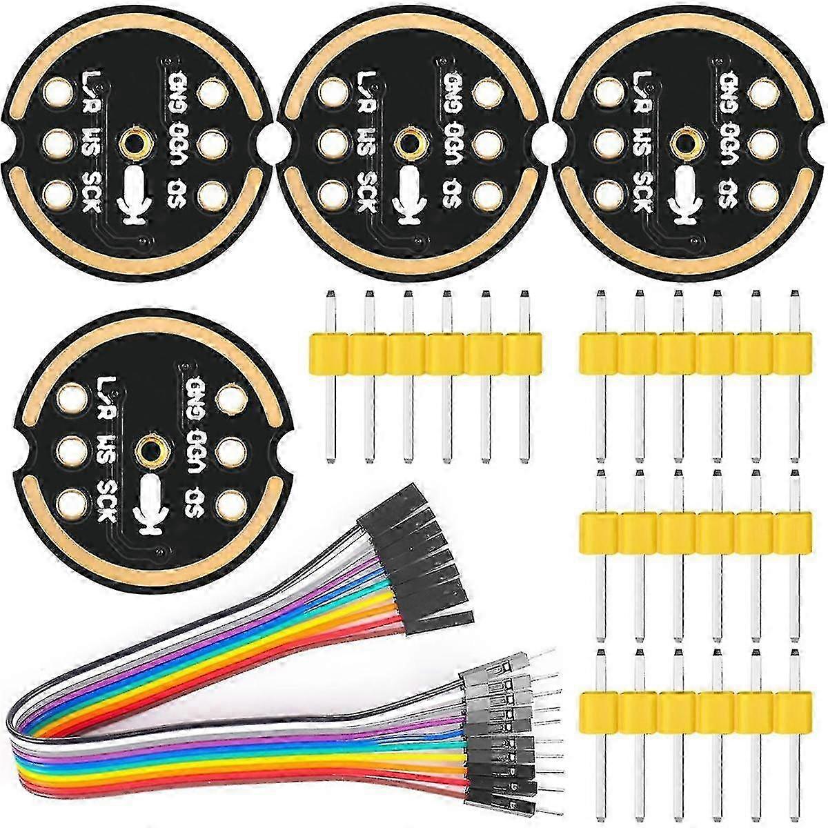 Module de microphone omnidirectionnel avec prise en charge de haute précision et basse consommation pour ESP32, compatible avec différentes marques et doté d’I2S inte