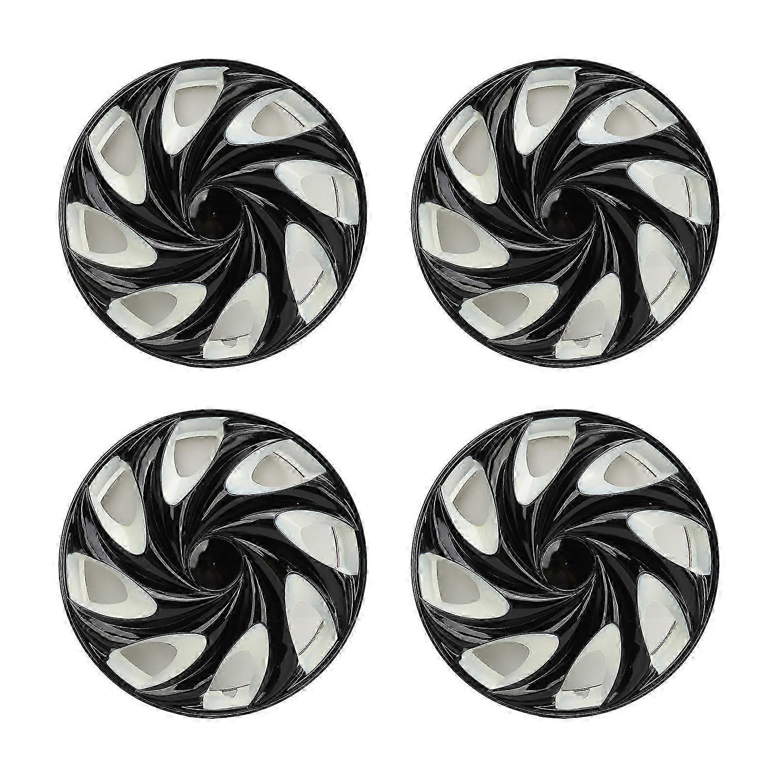 4pcs 15in Wheel Hub Caps Scratch Resistant Universal Wheel Rim Cover for Vehicles