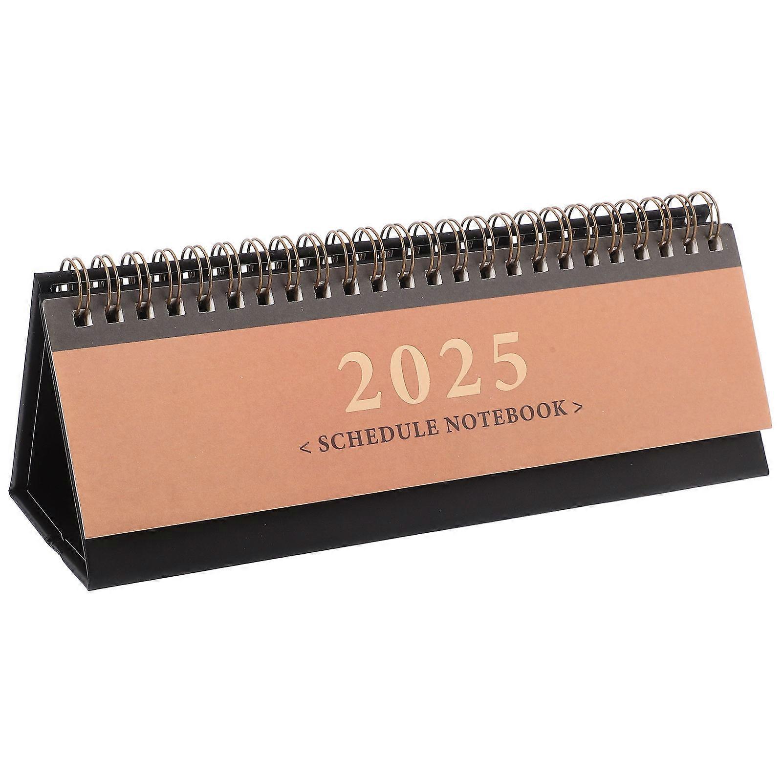 Desktop Calendar 2024.11-2025.12 Fade Resistant Ink Office Use Scheduling 1Pack