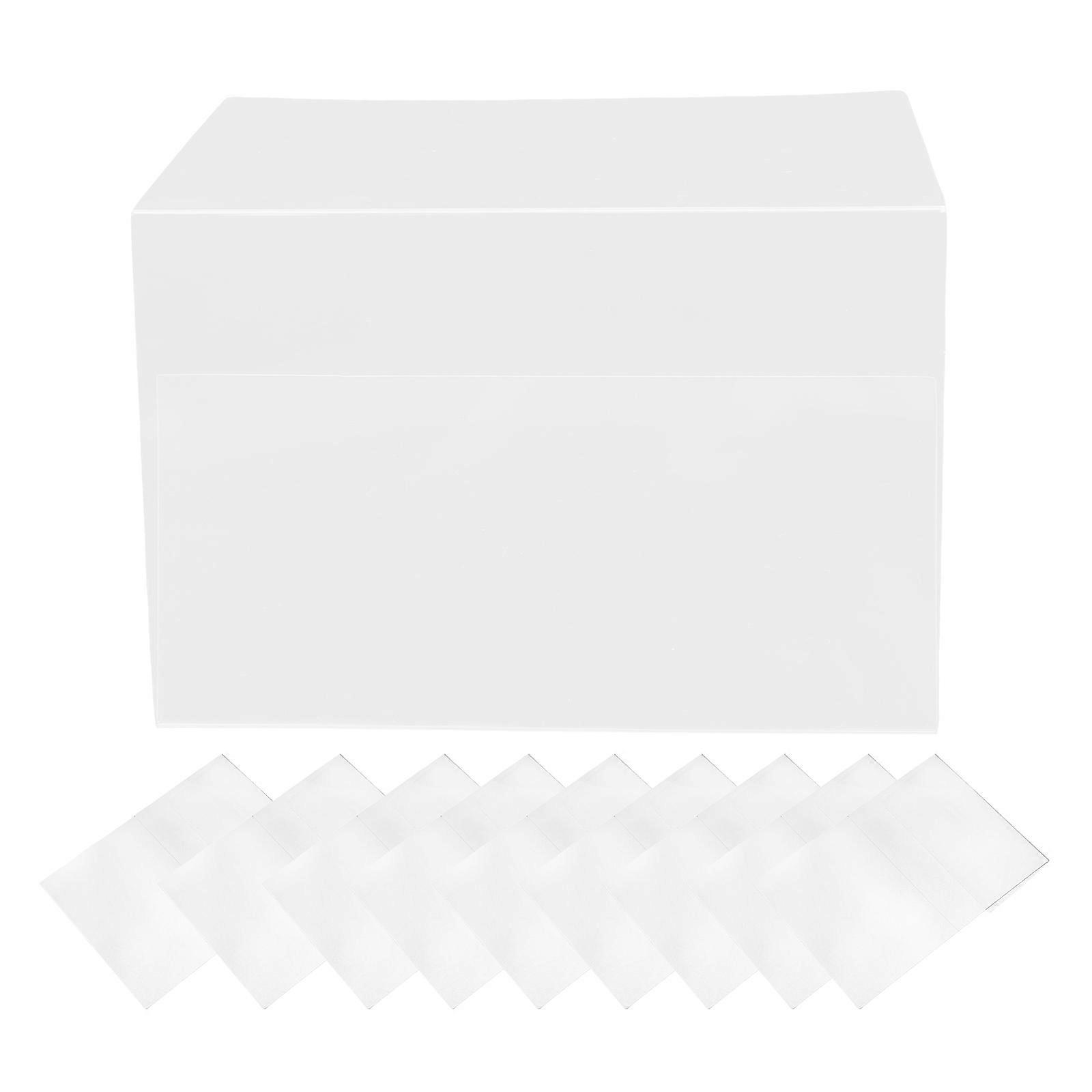 Label Holders For Shelves Store Sign Holders Perfect Bookstore Usage 5.97X4.40X0.04In Transparent L-Shaped Design 10Pcs