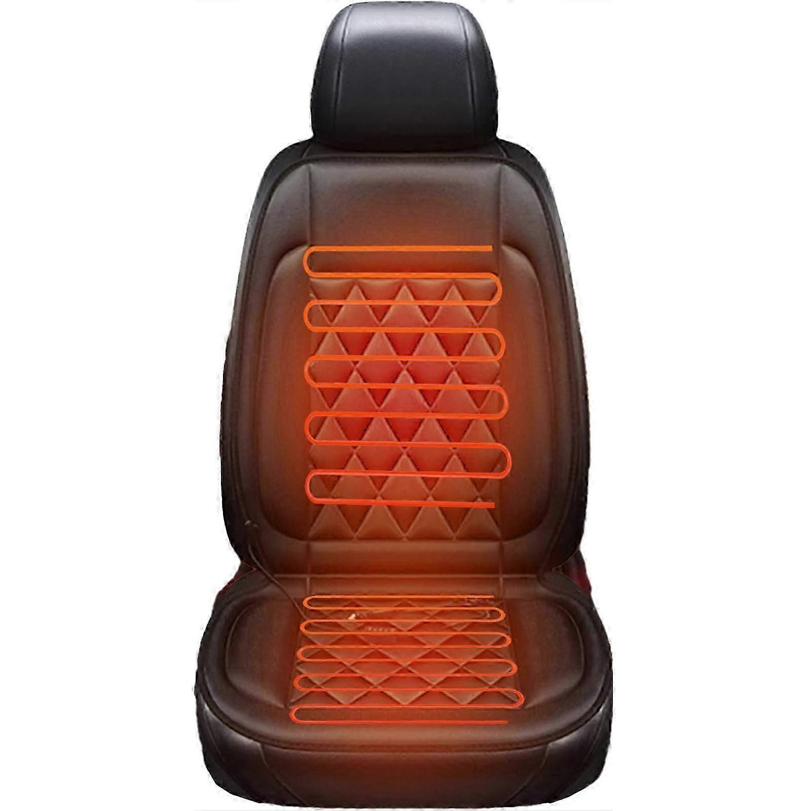 12 Vシートヒーティングカークッション12 V、クイックヒーティング、快適で通気性、滑り止めシートヒーティングカーレトロフィット、車両用