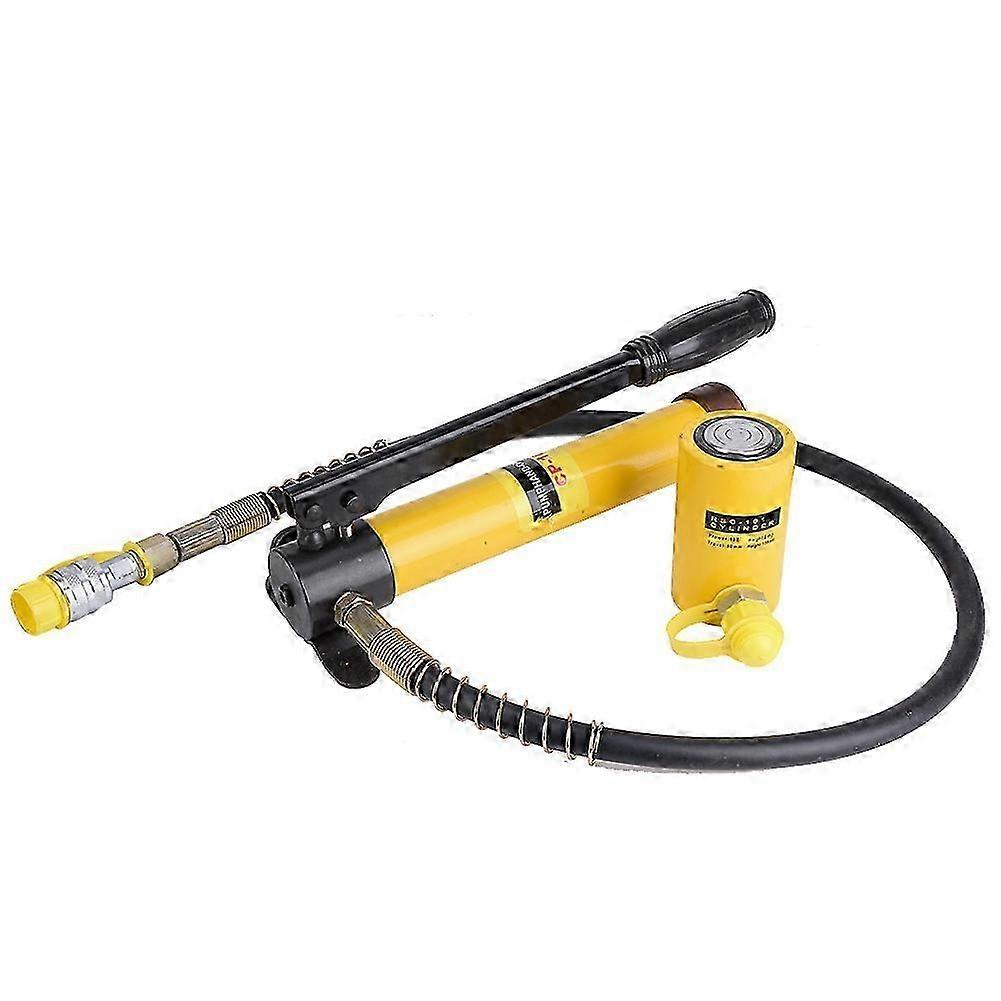 10T Short Jack Manual Hydraulic Pump Set Steel Lifting Handle Tool for Car Repairing