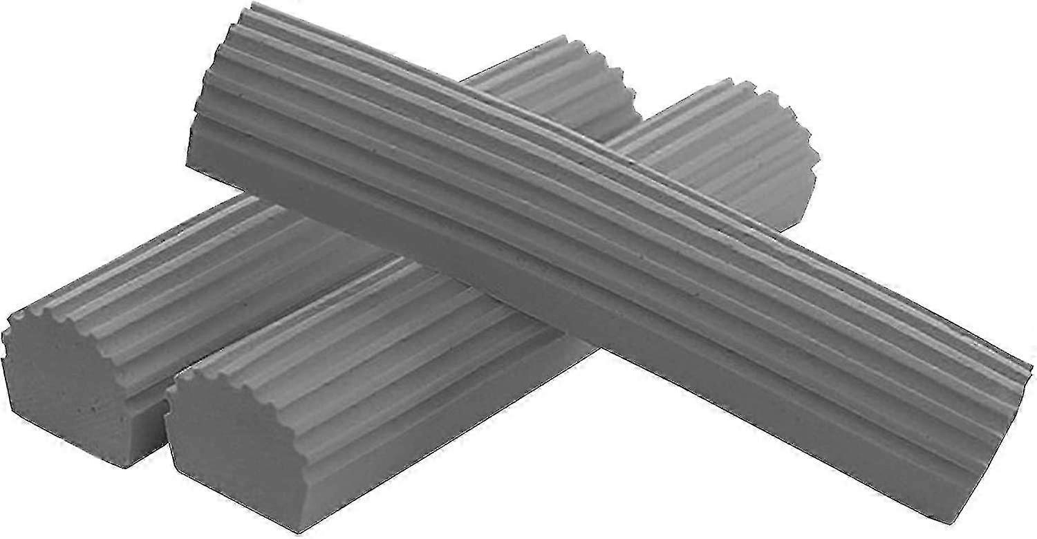 Mop Head Replacement Absorbent Sponge, Mop Head, Broom Pad - 3 Pack Replacement Sponge Pad Mop Gray