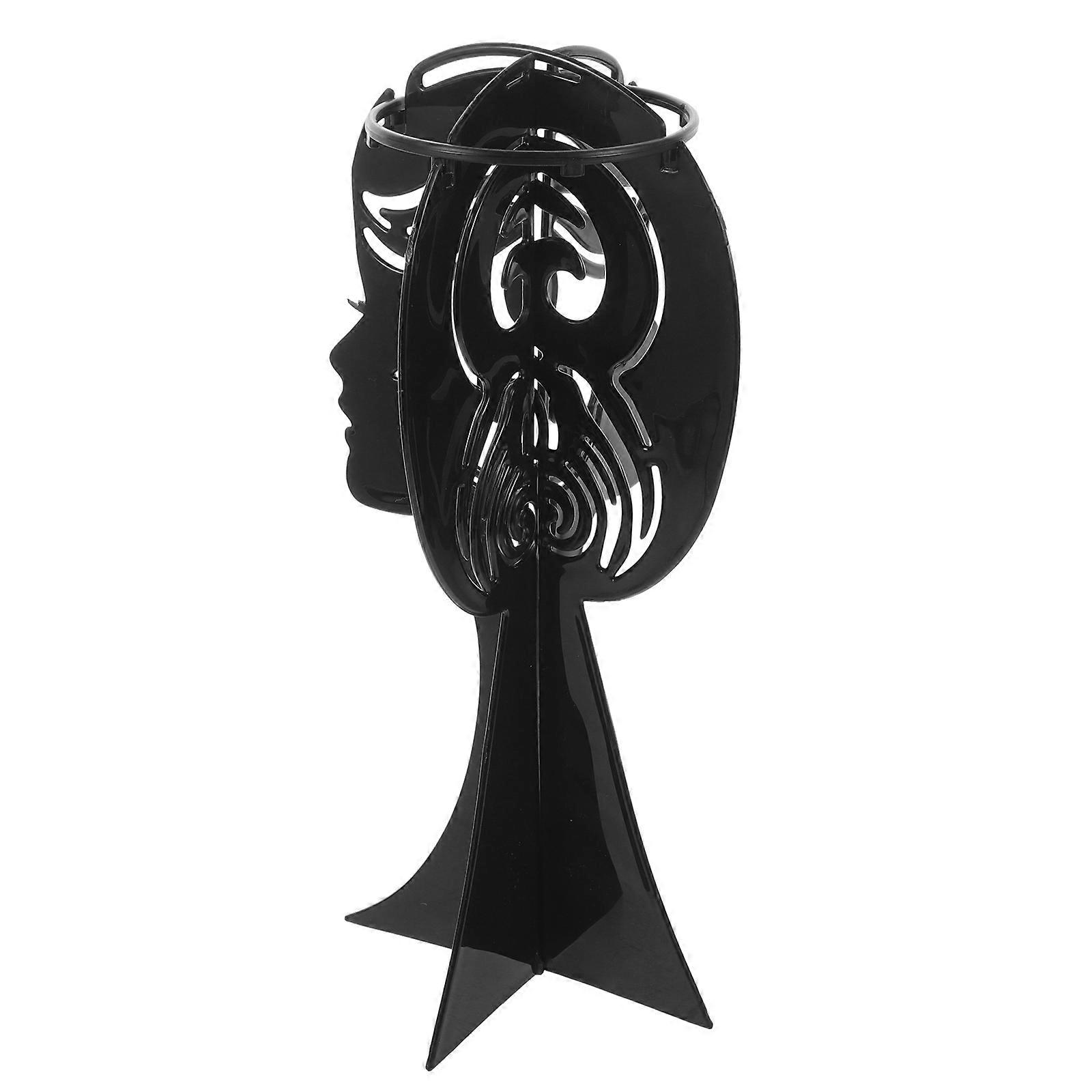 Hat Stands Face-Shaped Wig Stand Practical and Portable for Display 1Pack