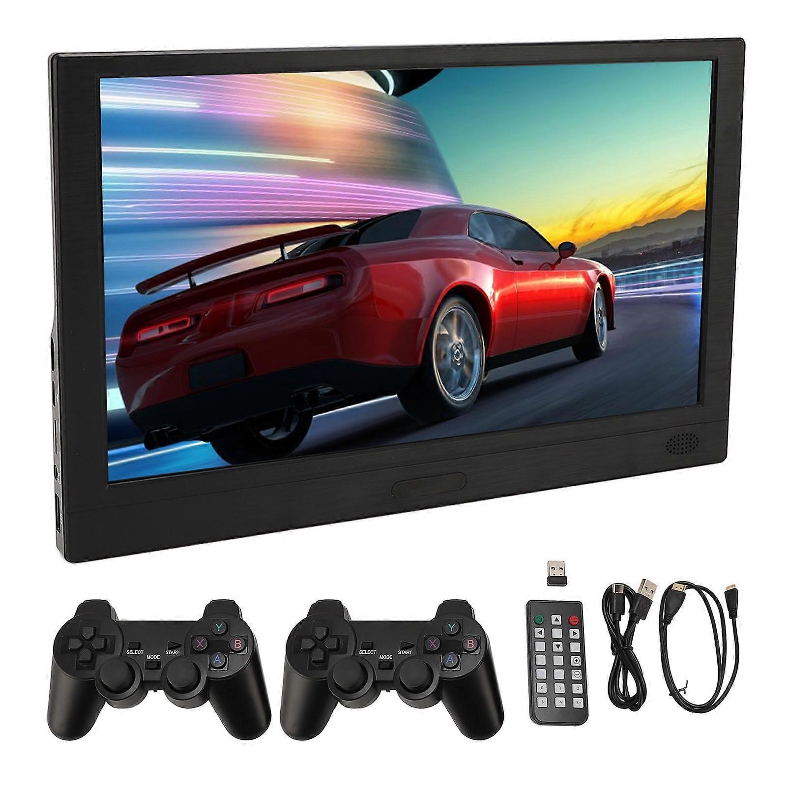 Wireless Retro Game Console with 10,000+ Games, HD Output, 2 Controllers, 9 Emulators