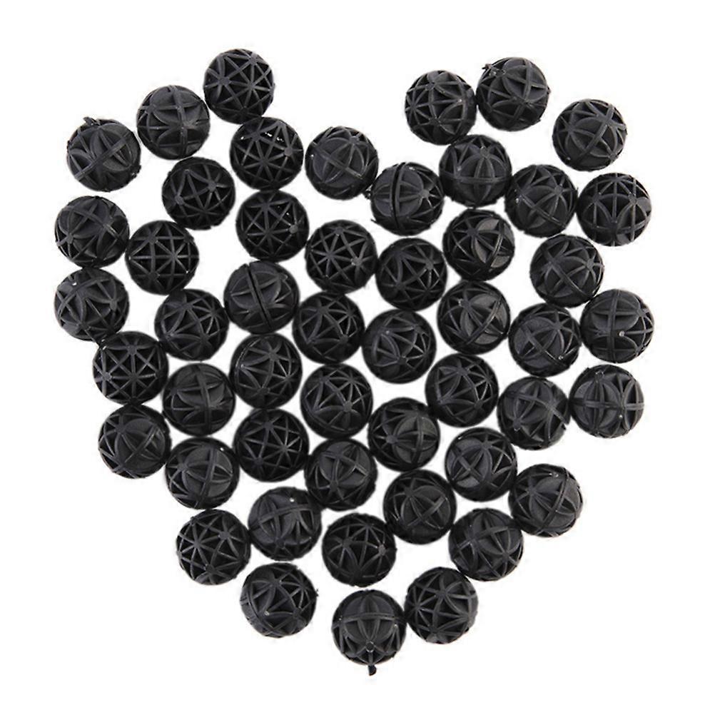 200pcs Bio Balls for Fish Tank Filtration – Durable, Non Deformable Aquarium Filter Media for Strong Filtering and Tank Decoration
