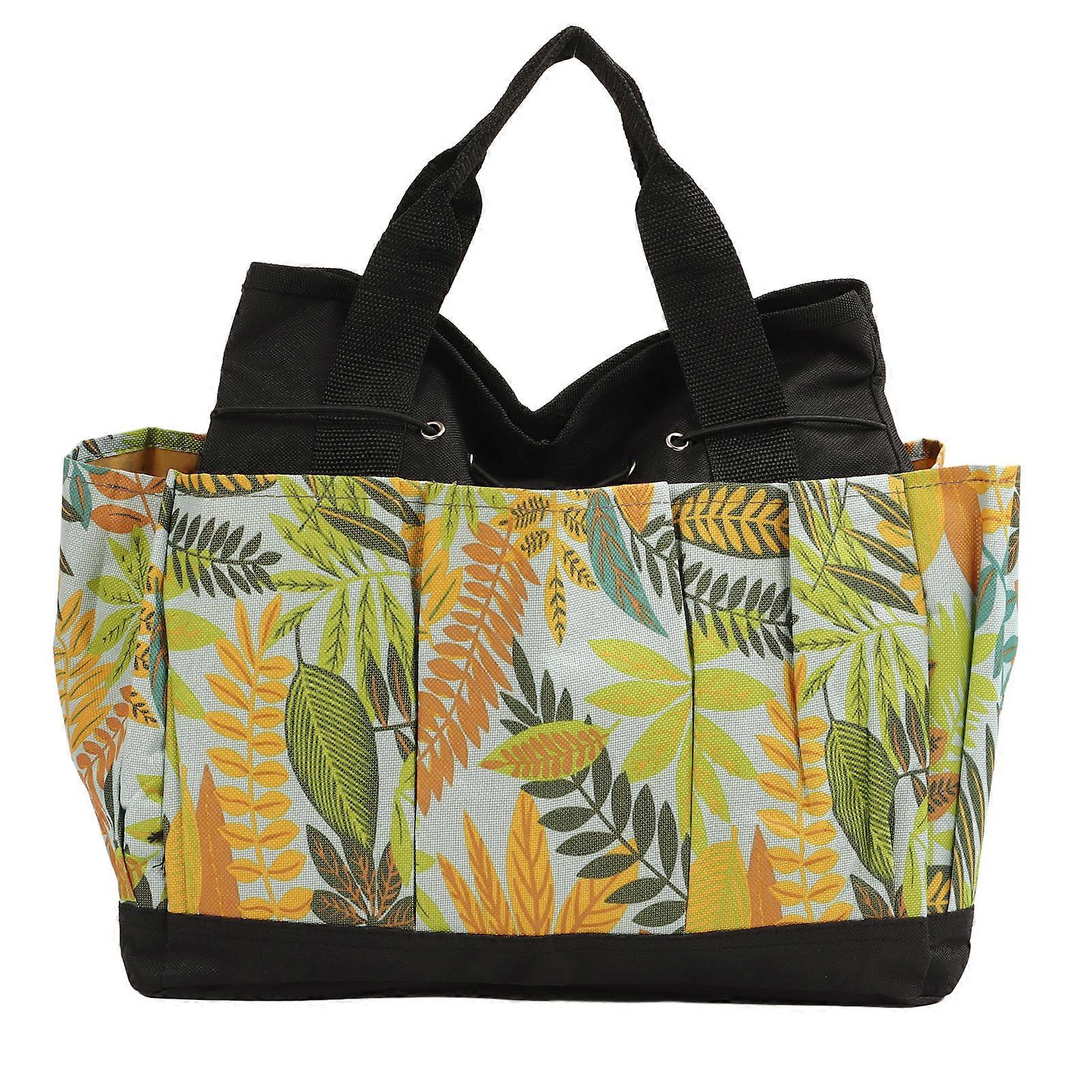 Garden Bag Portable Garden Tool Kit Storage Bag with Multiple Pockets for Outdoor Gardening