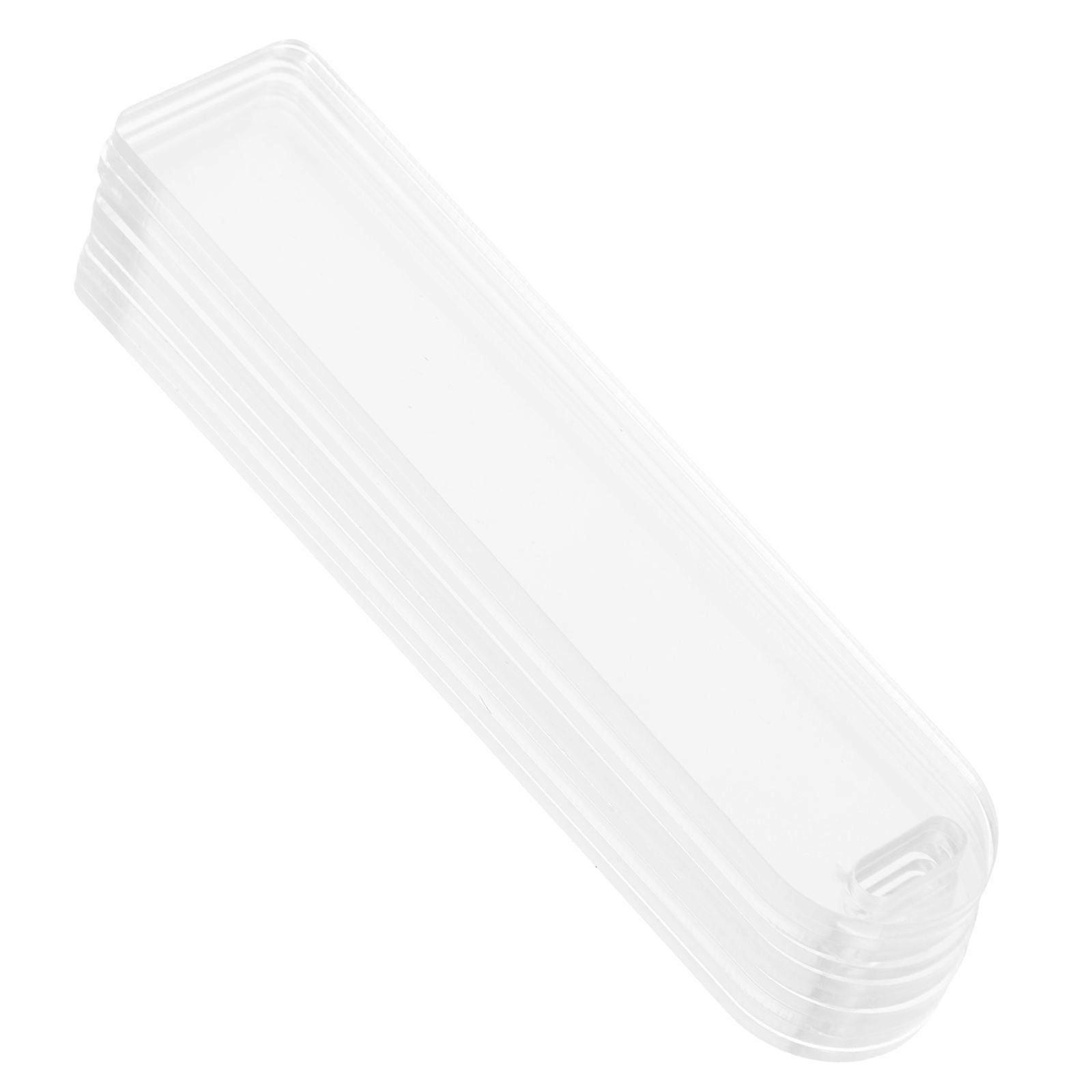 10PCS DIY Bookmarks Bulk Transparent Acrylic Bookmarks Blank Clear Acrylic Page Marks Craft Bookmarks for Reading Lovers DIY Crafts Gift