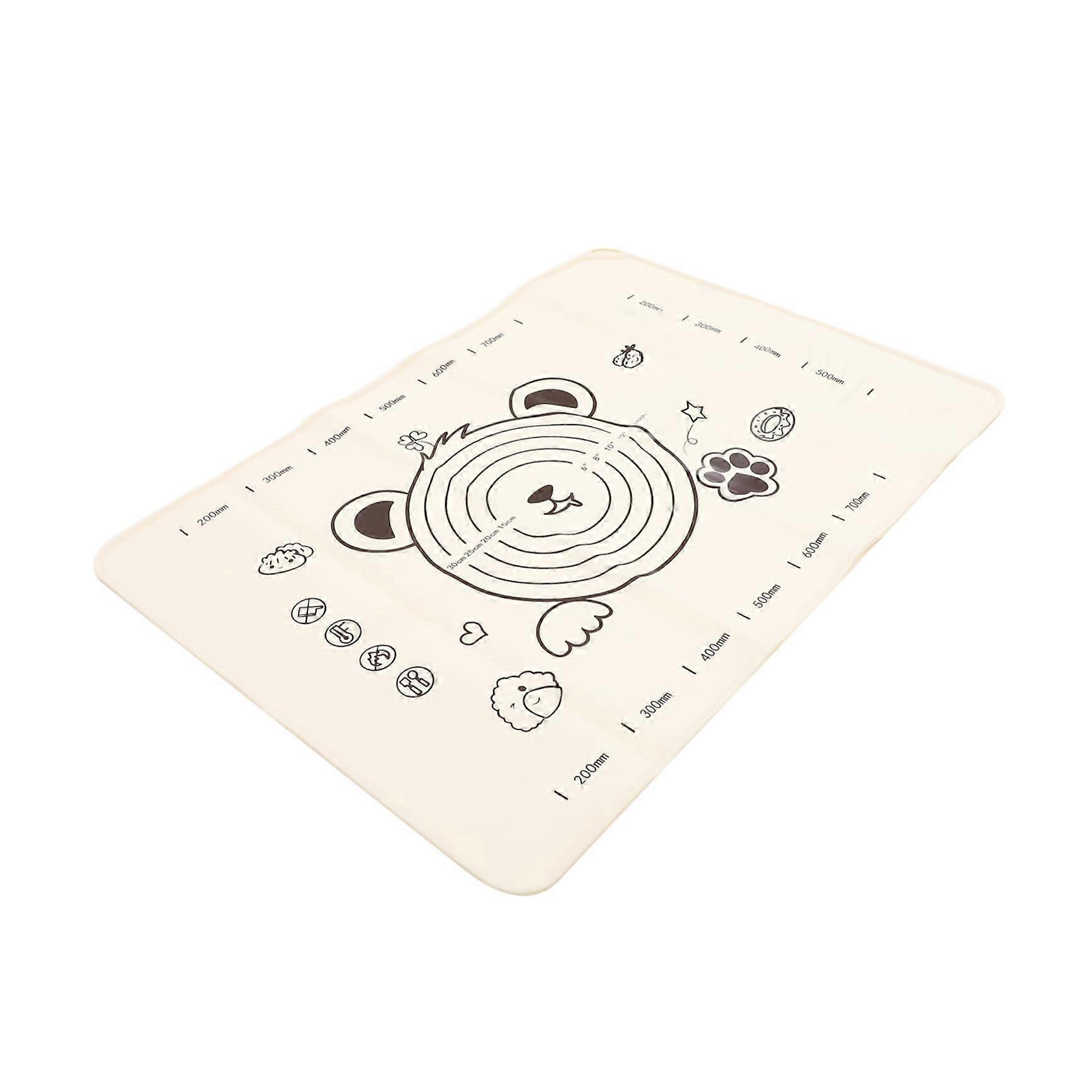Silicone Kitchen Mat Non-Slip Baking Mat for Pizza, Bread, and Pastry, Worktop Protector, 40x60cm