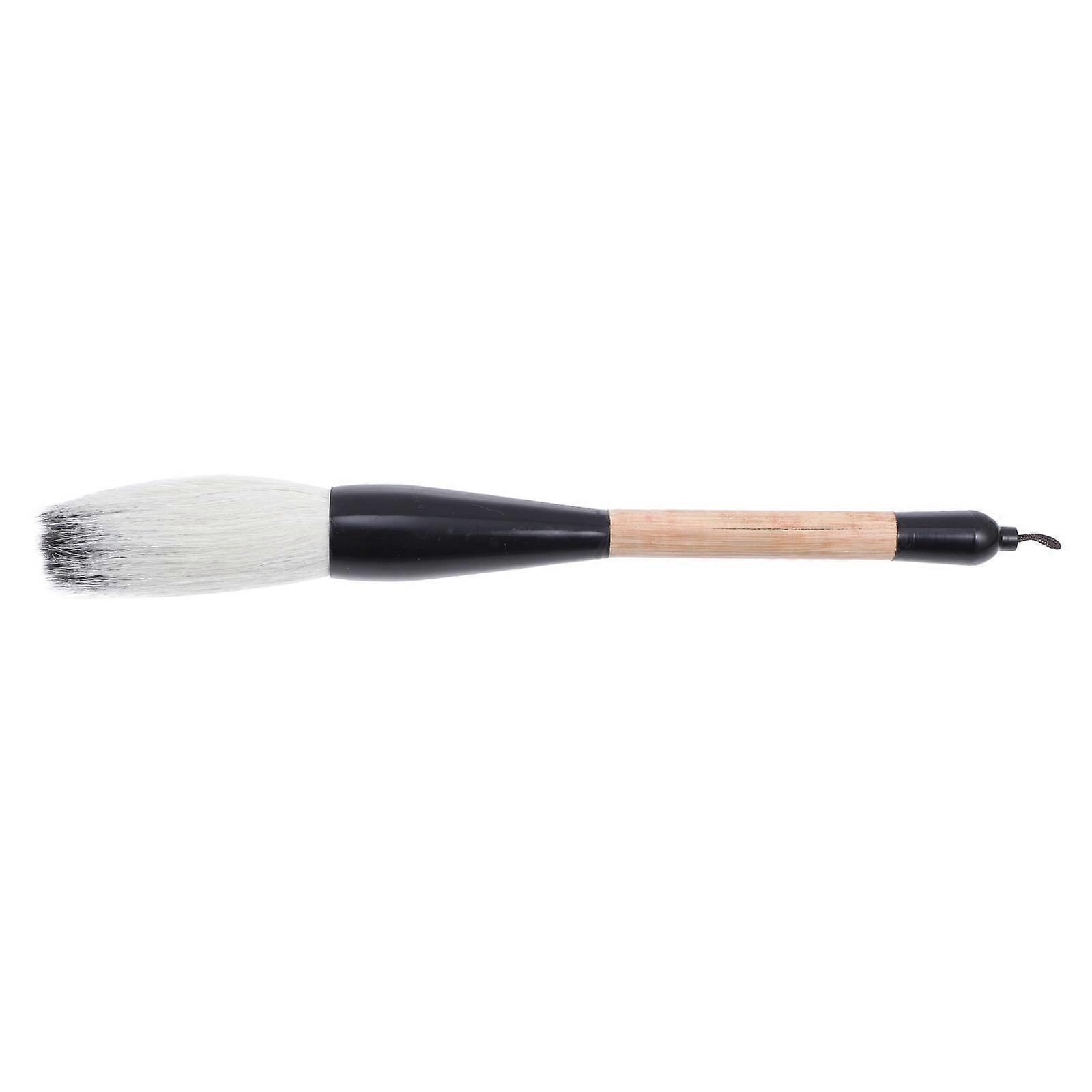 Chinese Calligraphy Brush with Synthetic Material Smooth Comfortable to Hold White Color