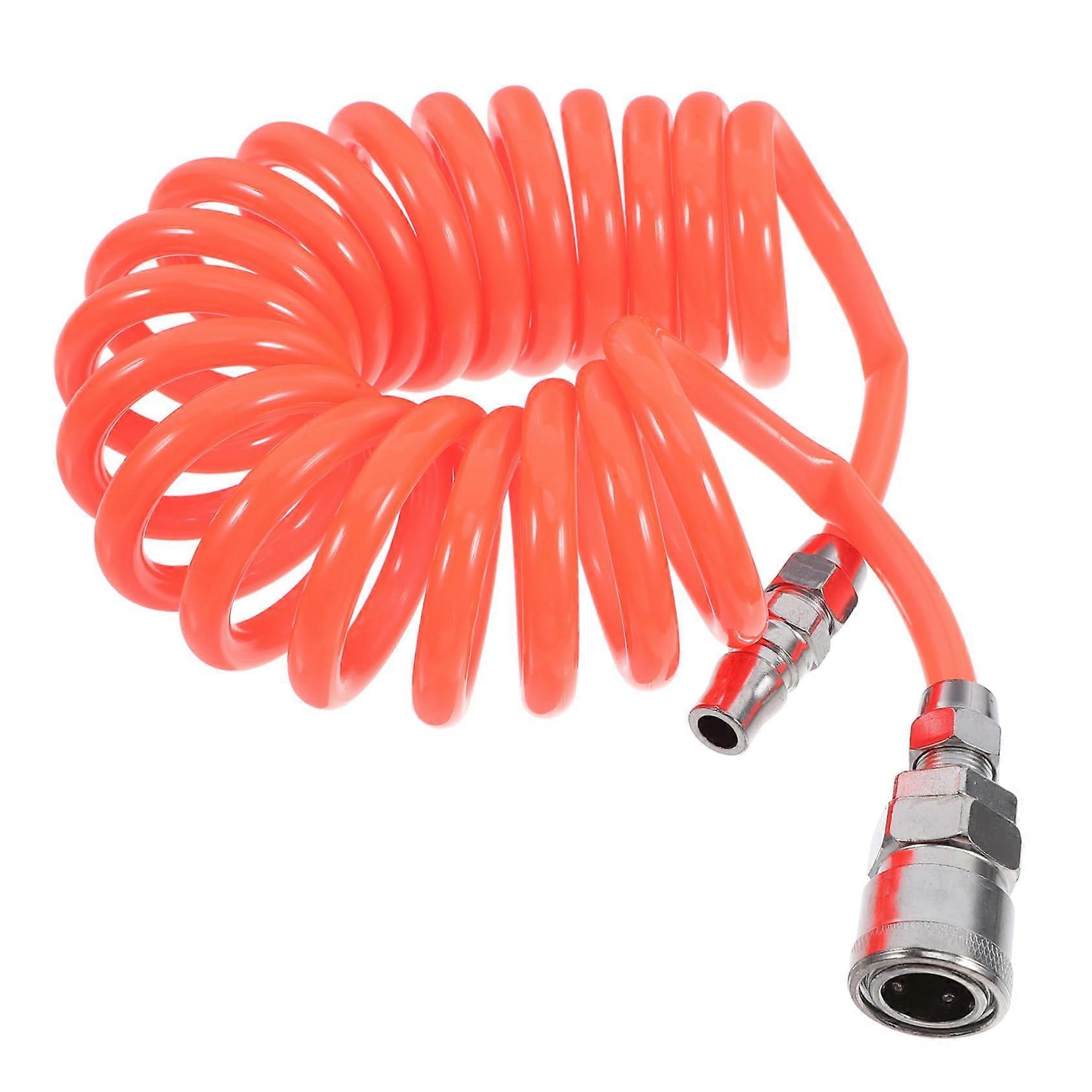 Spiral Hose for Air Compressors Pressure Air Hose Made of Durable Material KinkResistant for Industrial Applications