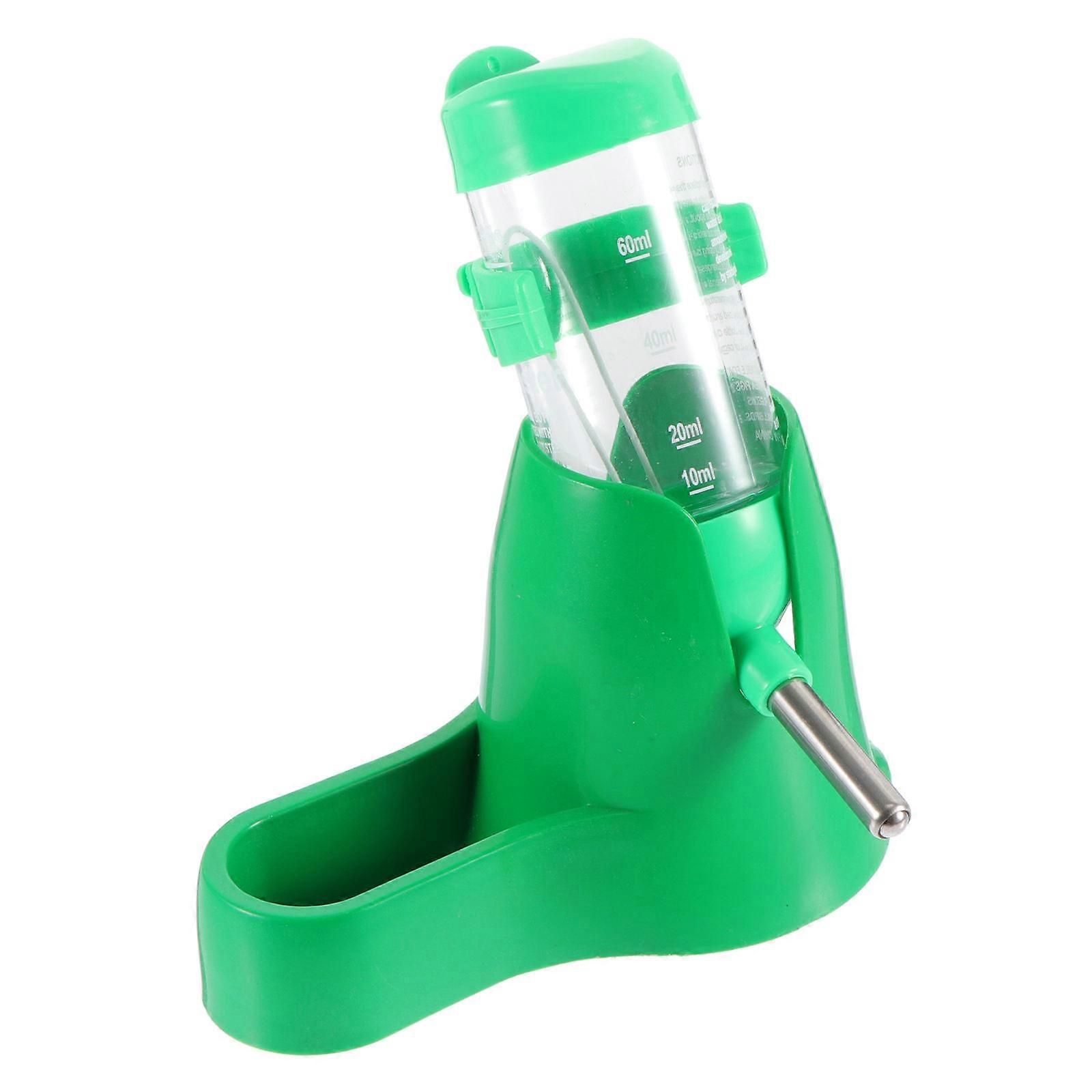 Hamster Water Bottles Indoor Use Small Animal Water Dispenser Plastic Material Detachable Design 1Set