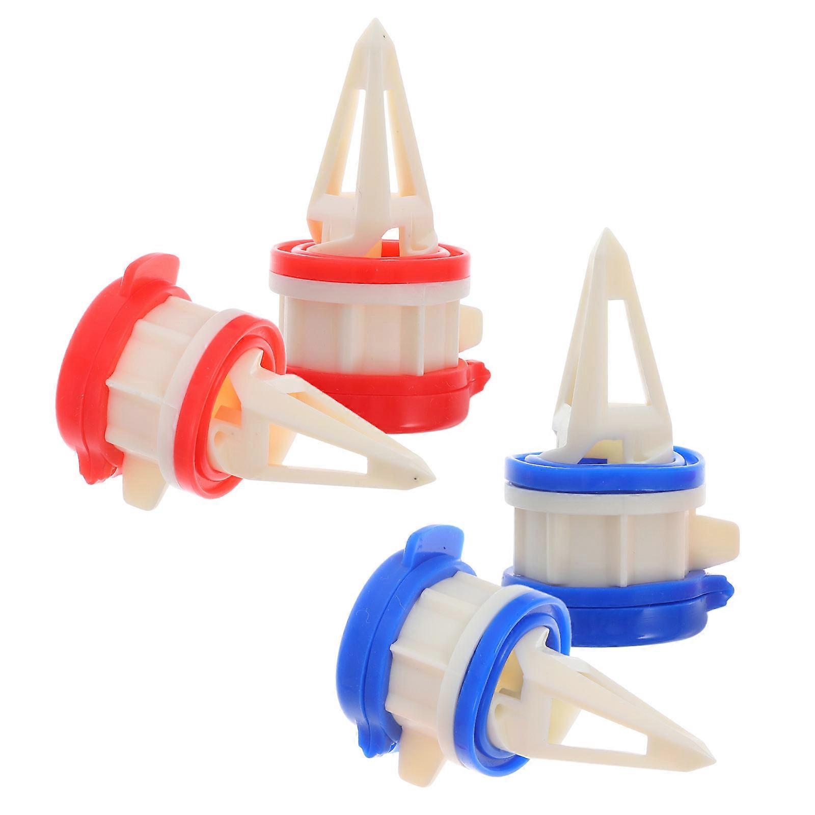 4pcs Box Drink Diverter with Lid – Portable Extension Mouth for Juice & Milk Cartons – ABS & Silicone Splitter for Easy Pouring & Fresh Preservation