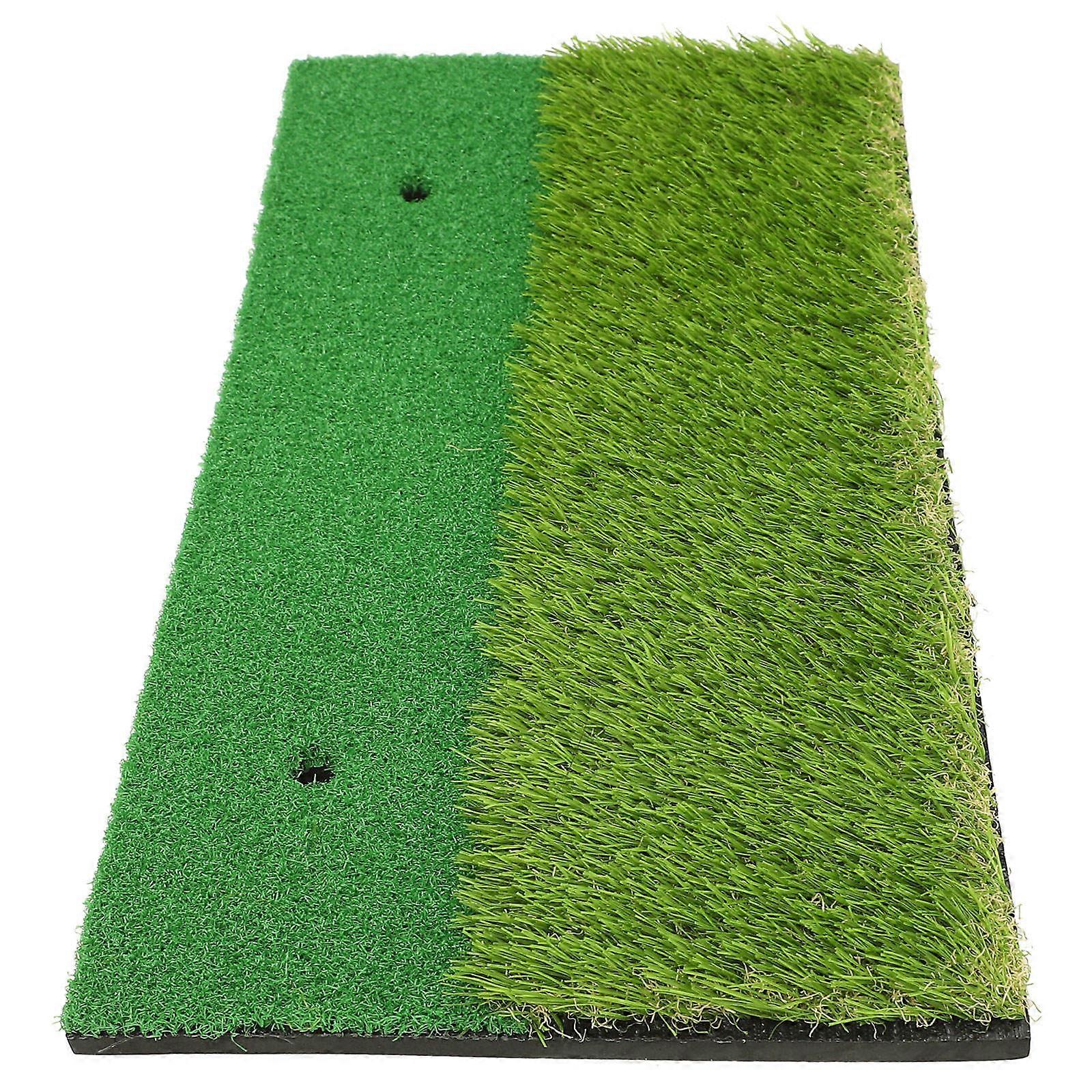 Practice Mat Portable Hitting Mat for Playing Golf 2 Colors Green