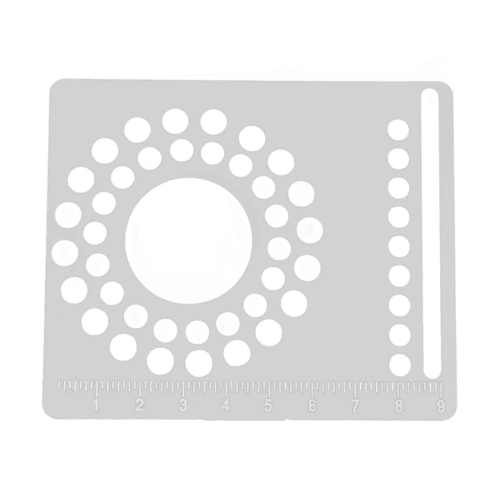 Bead Design Board Practical Simple Acrylic Jewelry Making Tools Beading Tray