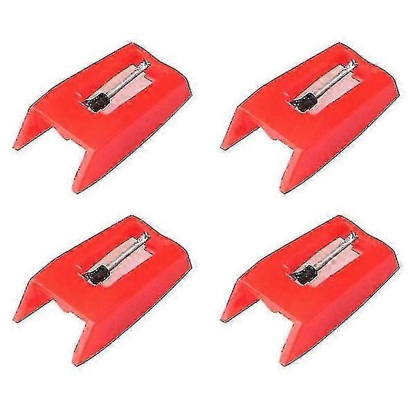4 Pcs Turntable Needles, Universal Replacement Stylus For Vi