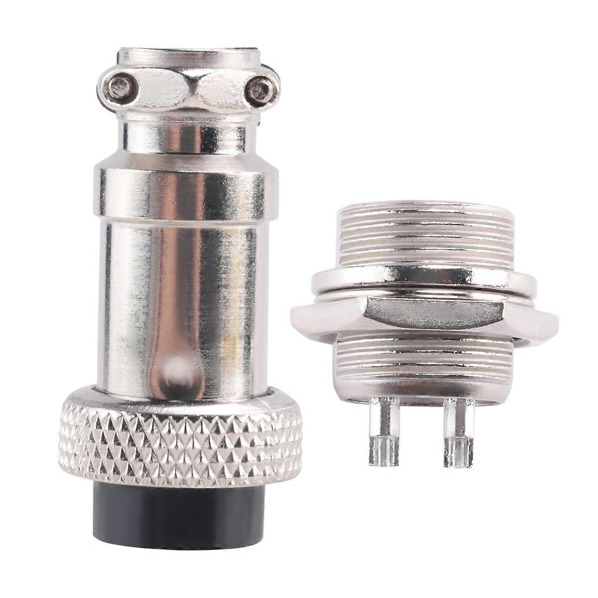 GX16 Aviation Connector 2-Pin 400V Screw Type Cable Connector