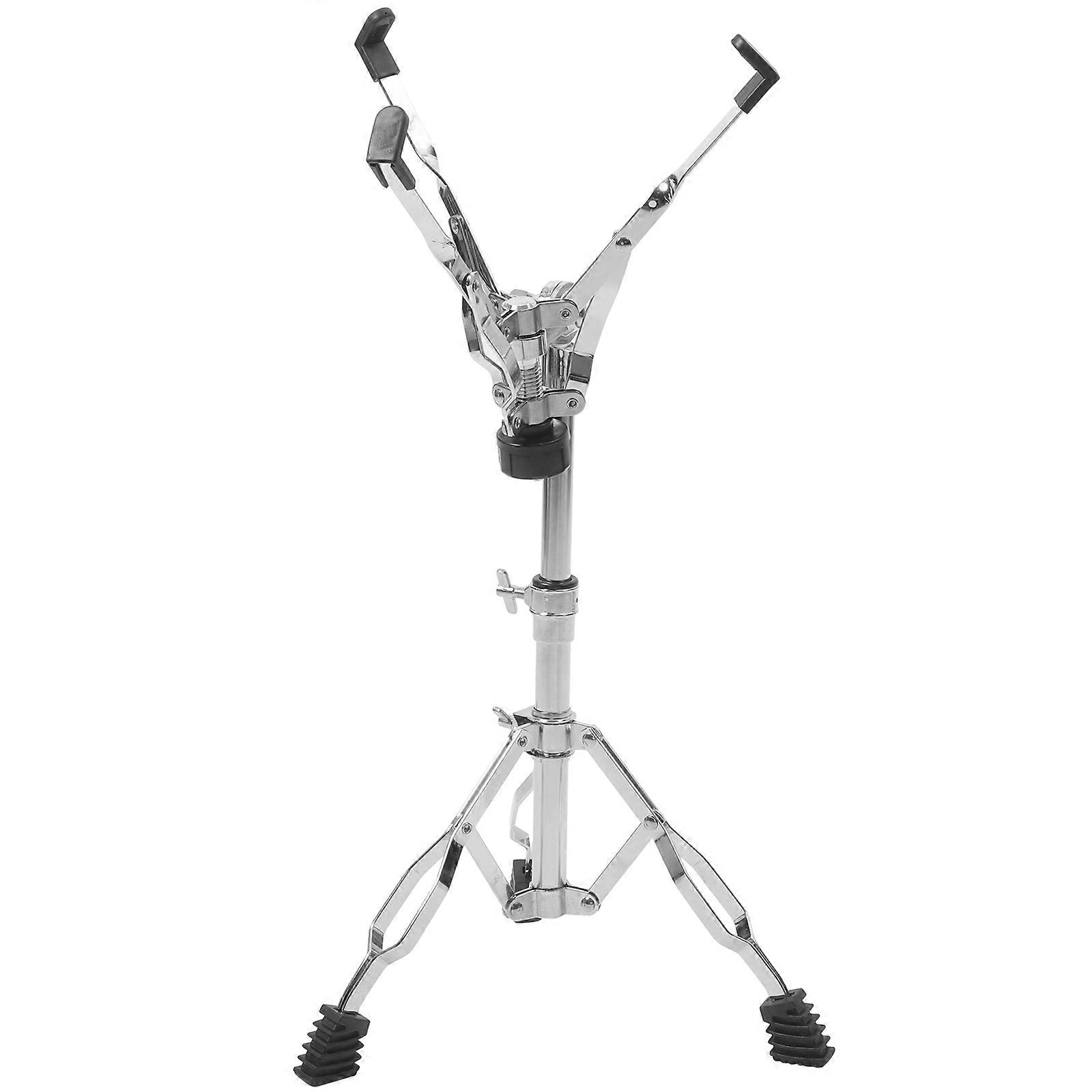 Snare Drum Stand Support Accessory For Jazz Drums And Snare Drums Portable Snare Drum Support Silver 76.00X32.00X32.00CM Easy Installation 1Pack