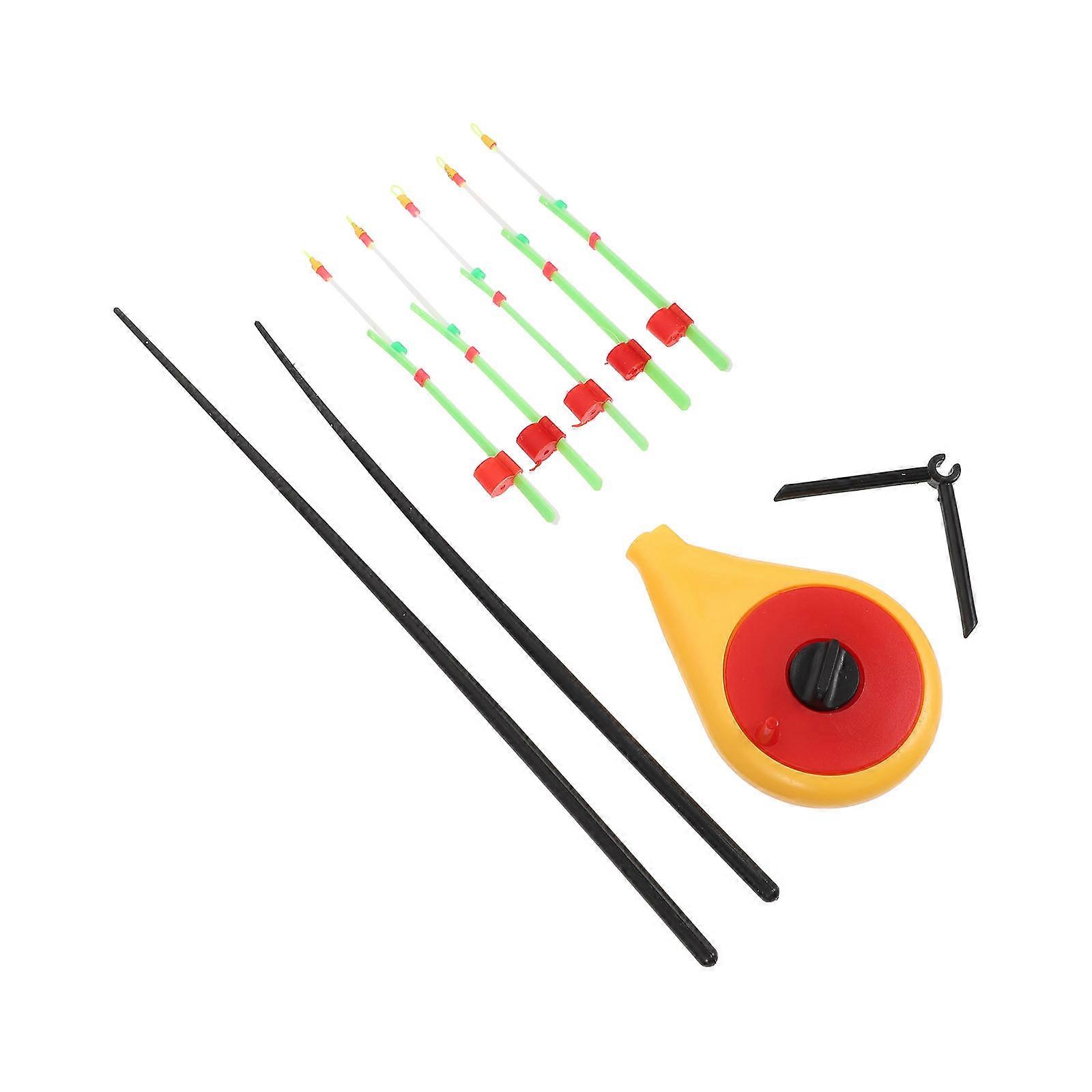 Winter Fishing Rod Ice Fishing Equipment for Enthusiasts Assorted Color Long and Thin Shape Lightweight Portable 1 Set