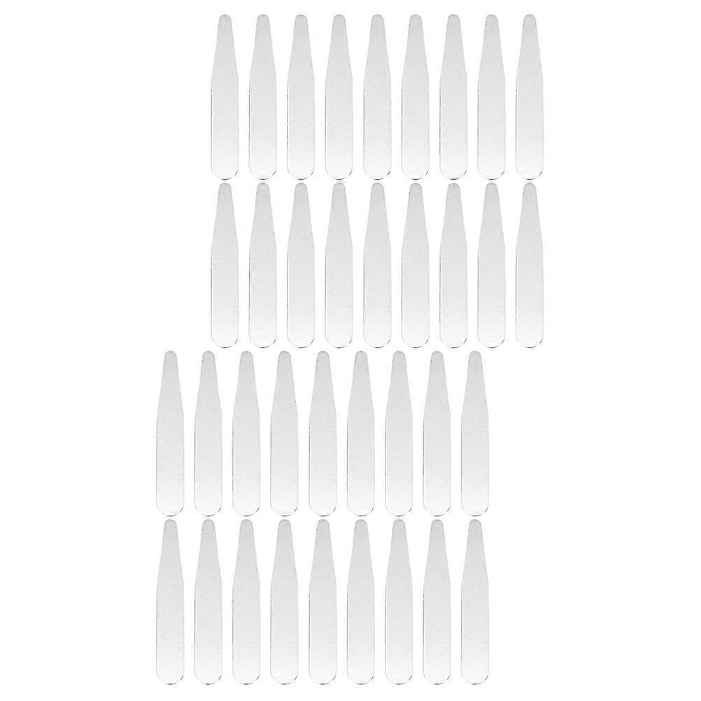 24pcs Stainless Steel Shirt Stays for Men – Collar Shaper for Dress Shirts, Durable & Easy to Use, Fits Various Collars, Includes Transparent Storage