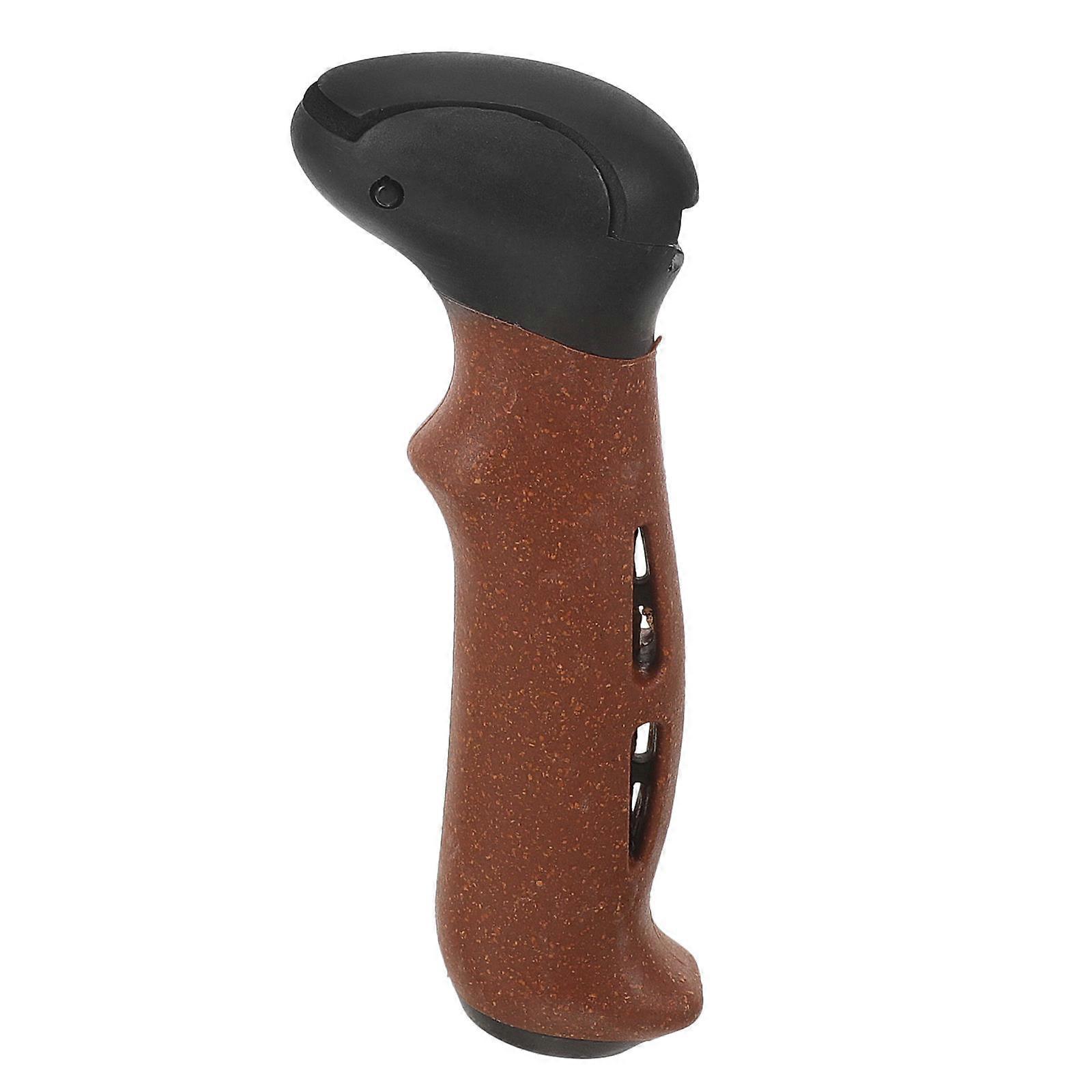 Durable Cork Trekking Pole Handle Replacement for Ski and Hiking Lightweight Coffee Color Fits Most Poles 3.5 Inch