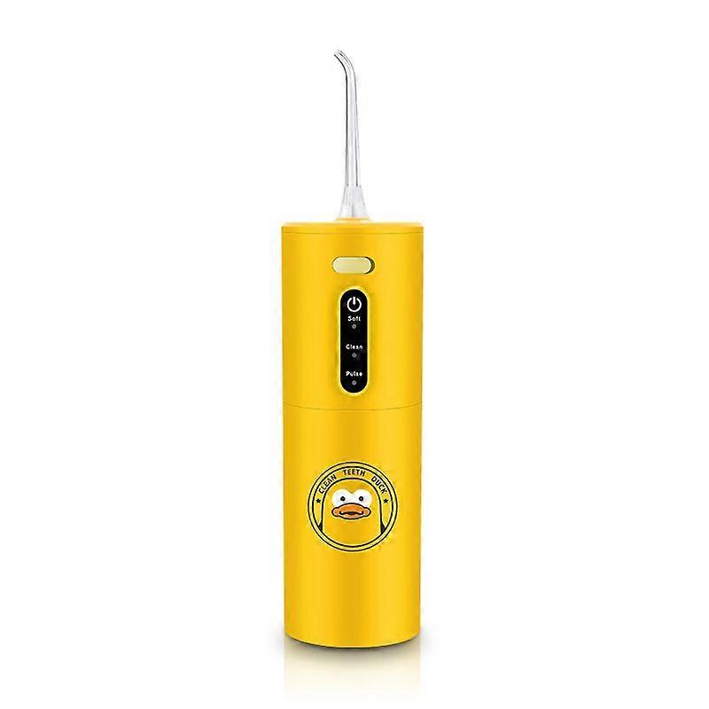 New style little yellow duck high frequency pulse household teeth washer water floss electric waterproof teeth washer portable teeth washer artifact
