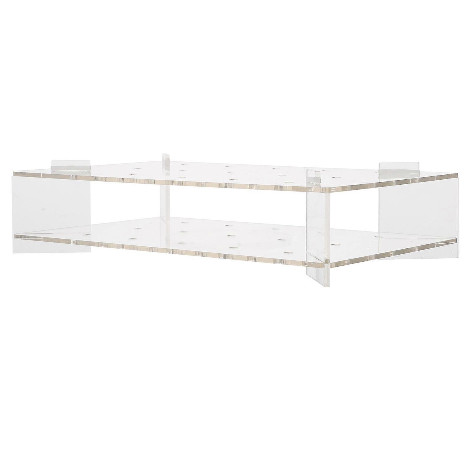 Transparent Acrylic Lollipop Display Rack for Storage with Double Layer Design Holds 20 Lollipops 3.5 x 9.5 x 3.5 Inches