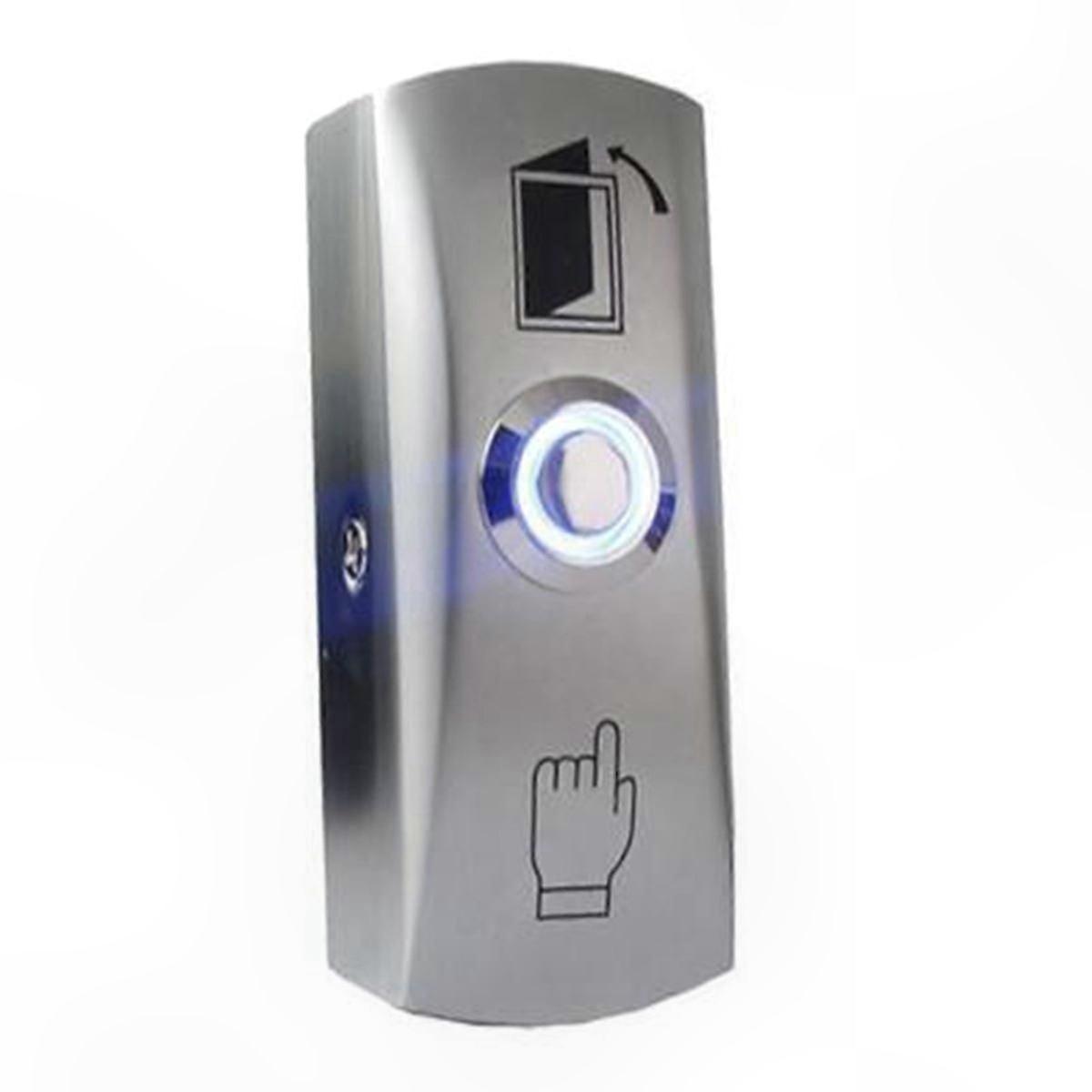 Illuminated Push Button for Door Exit with LED Backlight for Gate Access Control