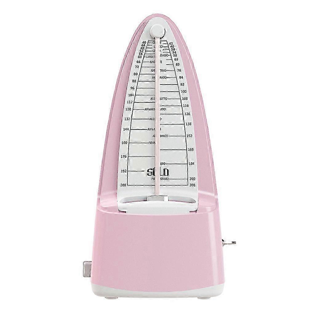 Mechanical Metronome, Universal Metronome for Piano, Guitar, Violin,Drums,etc (Tower Design) white