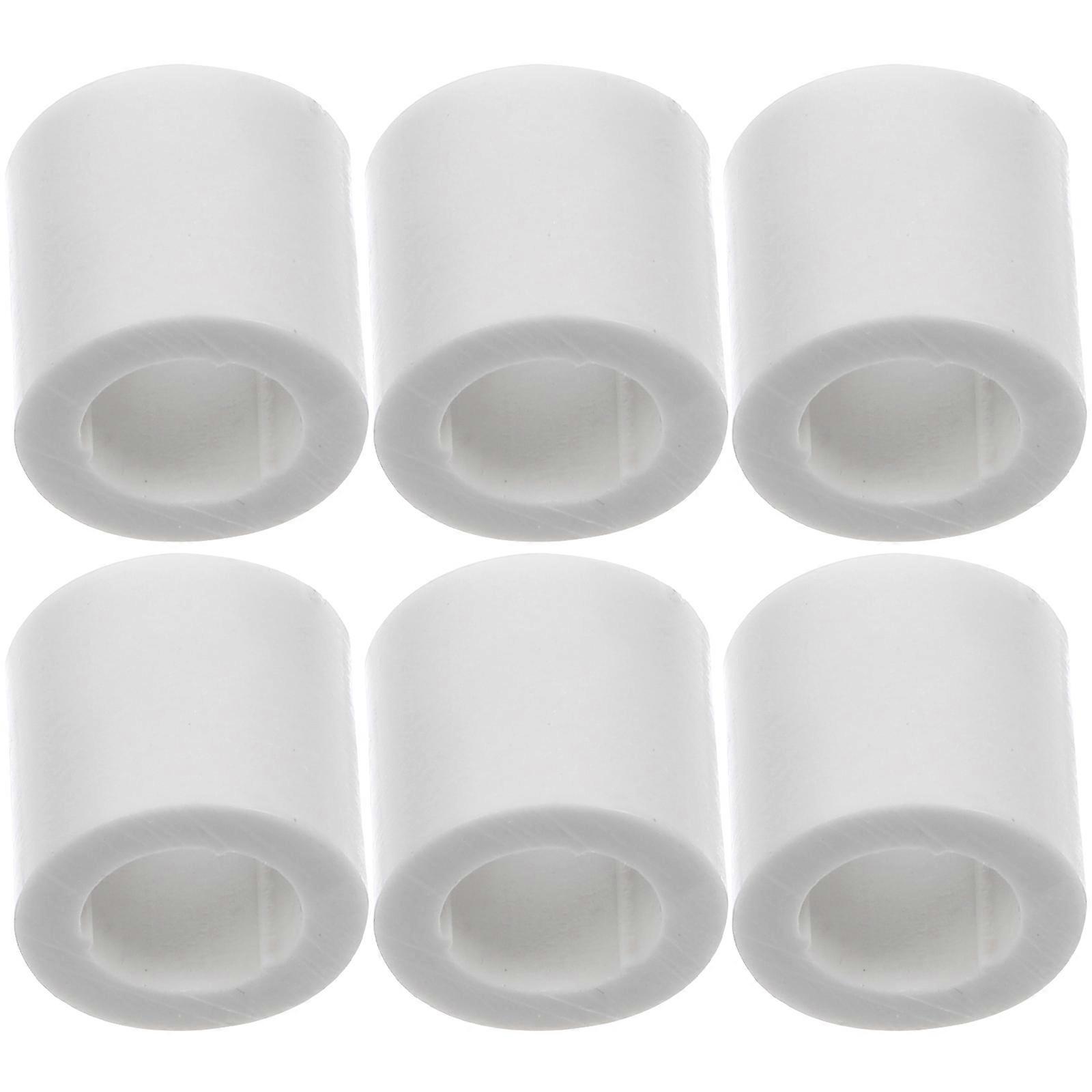 6pcs Replacement Pool Cue Ferrules Durable Billiard Cue Stick Tips Snooker Accessories Easy to Carry Use