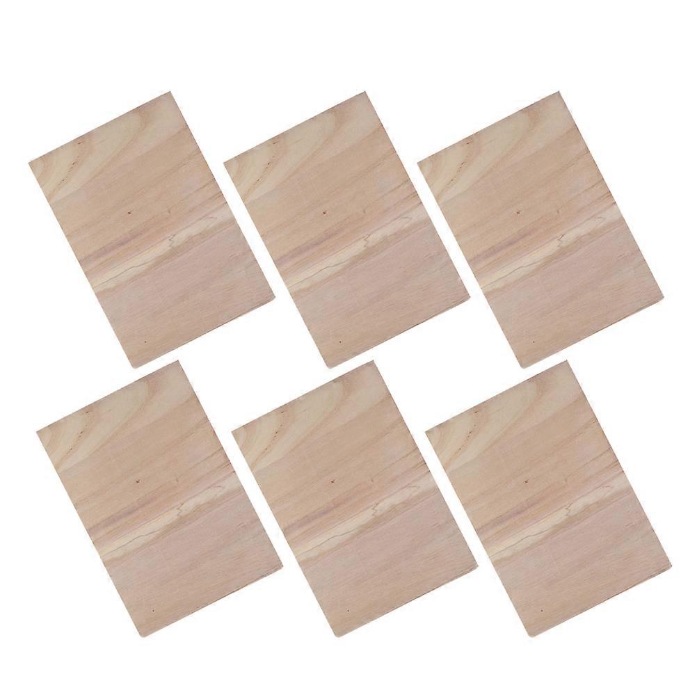 Wooden Taekwondo Punching Boards for Practicing Breaking Techniques Ideal Training Equipment Light Yellow 6 Pieces