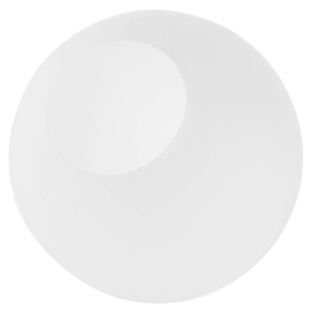Glass Spherical Lamp Shade Replacement For Pendant Lighting 20cm Diameter White Frosted Glass Easy Installation 1Pack