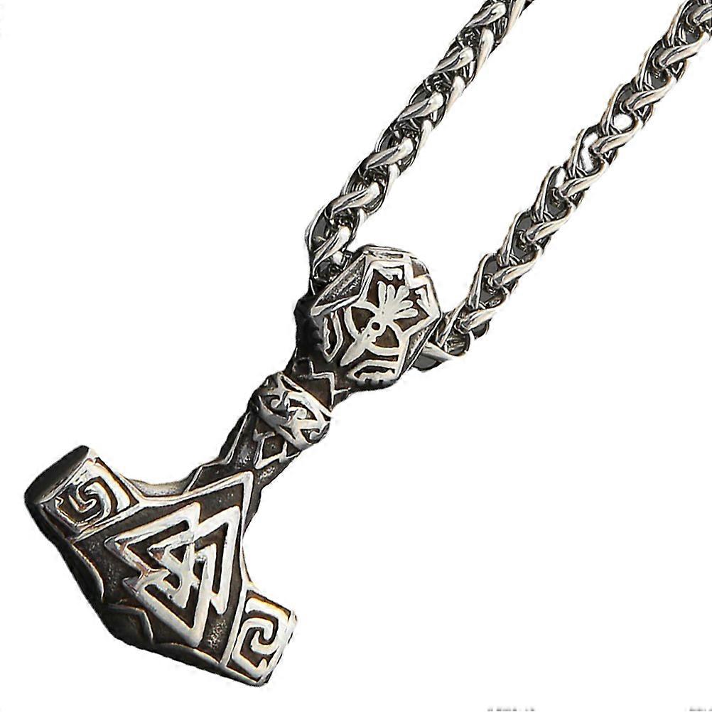 Distinctive Viking Pendant Necklace, Combines Durability with