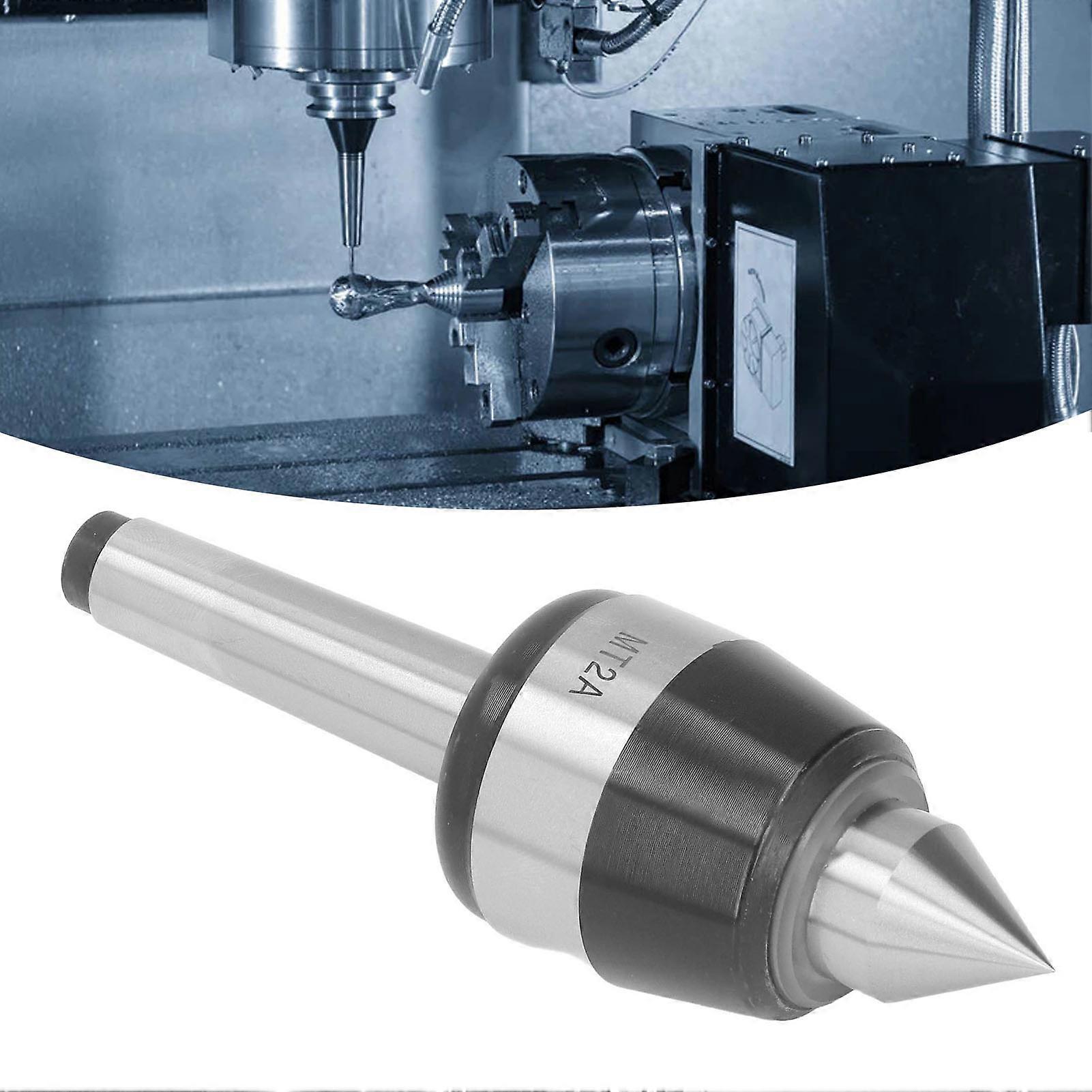 MT2A Live Center Accurate Waterproof Center Quadruple Bearing Morse Taper Revolving Center for CNC Lathes 