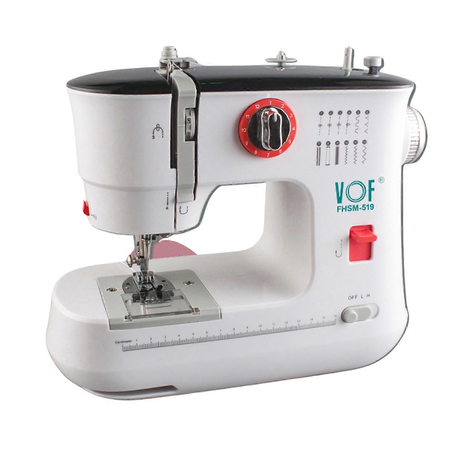 Multifunctional Household Sewing Machine FLSM-519 European Standard Portable Easy-to-Use Adjustable Stitch Styles