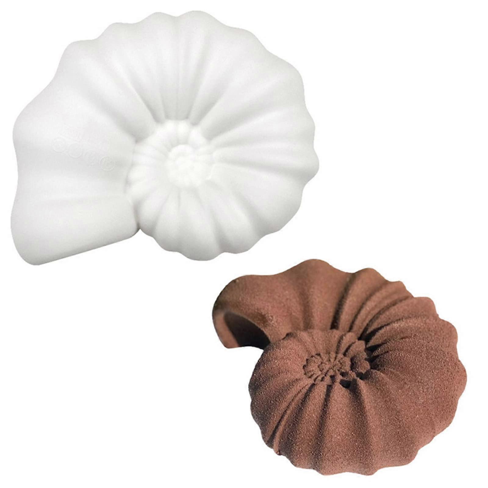 Sea Snail Mousse Silicone Mould for Fondant, Chocolate, and Cake Edges - Flexible Baking Tool for Kitchen Use